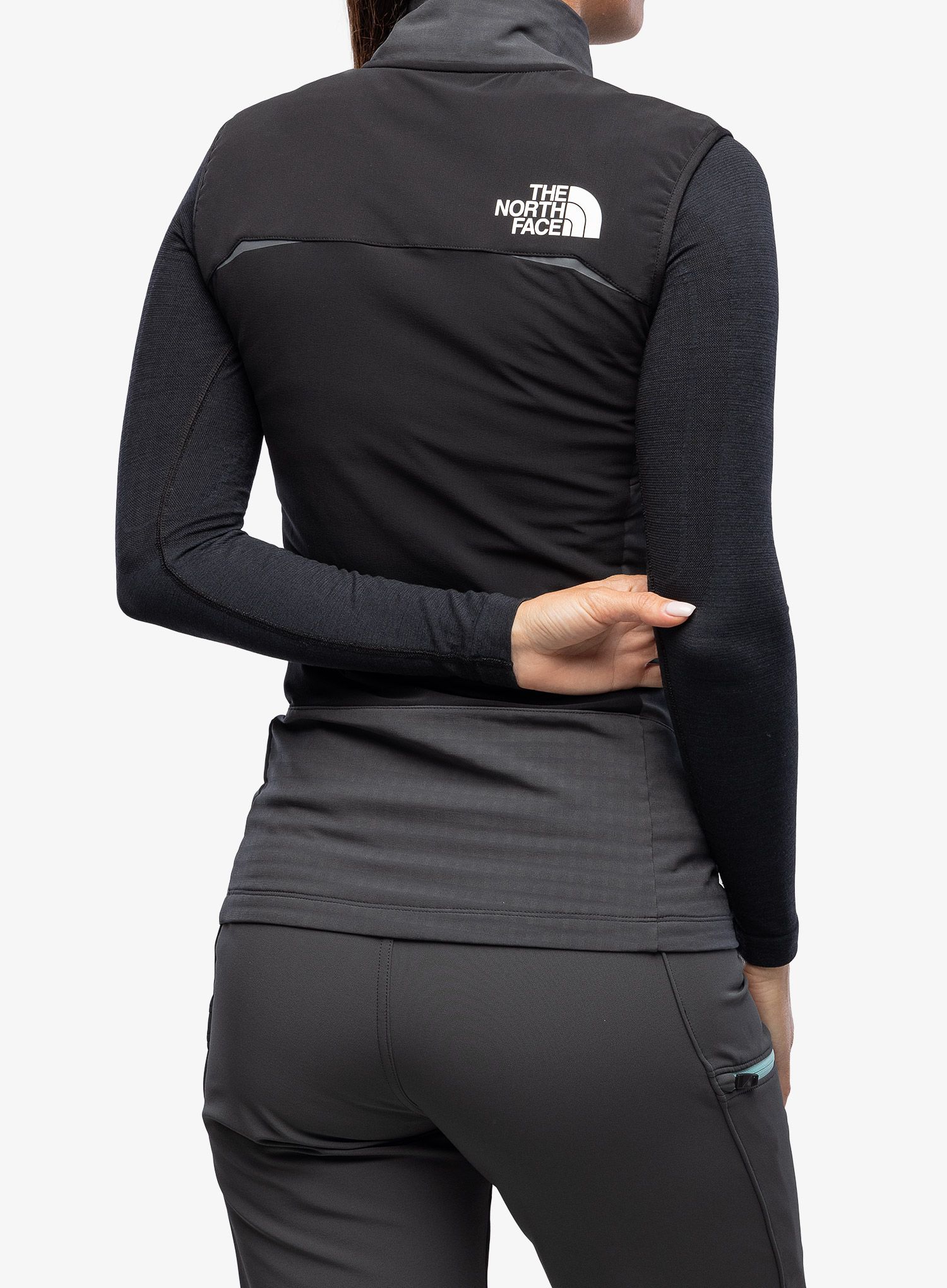 Ženski brezrokavnik The North Face Dawn Turn Hybrid Ventrix Vest - grey/teal