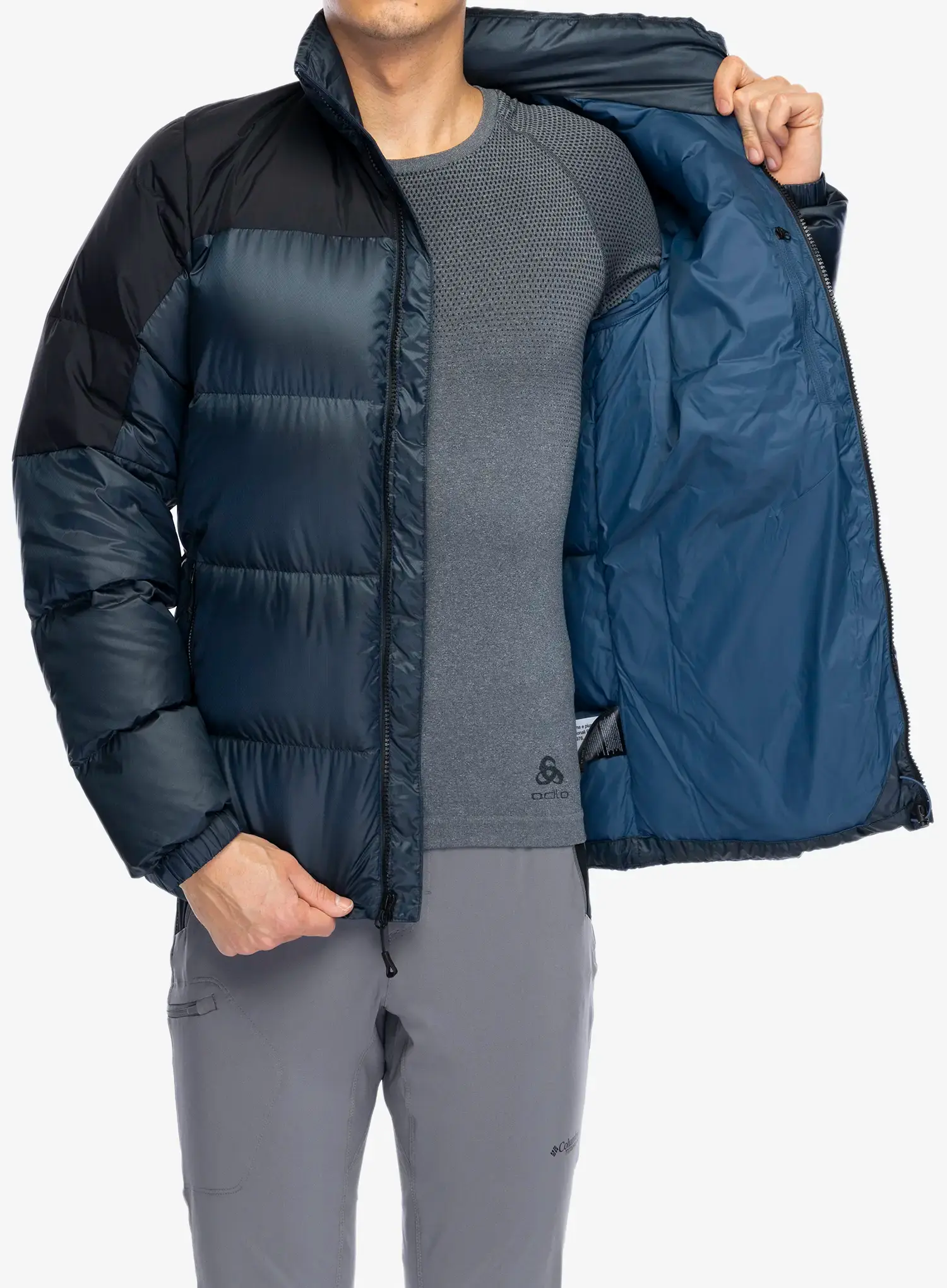 Puhovka The North Face Diablo Down 2.0 Jacket - shady blue black heather