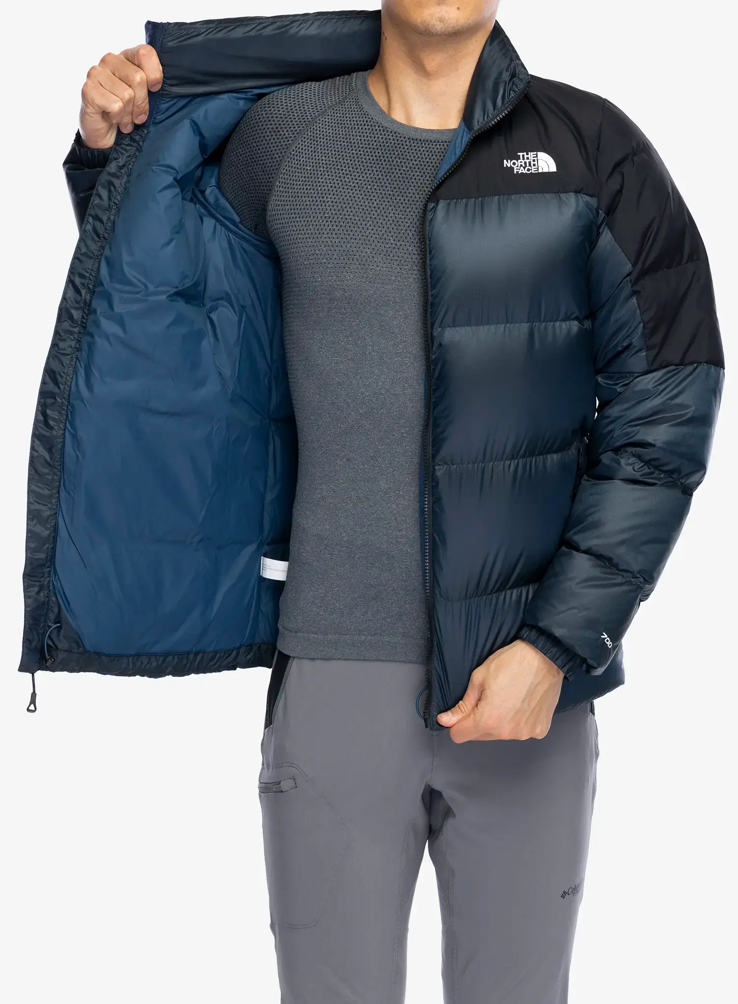 Puhovka The North Face Diablo Down 2.0 Jacket - shady blue black heather