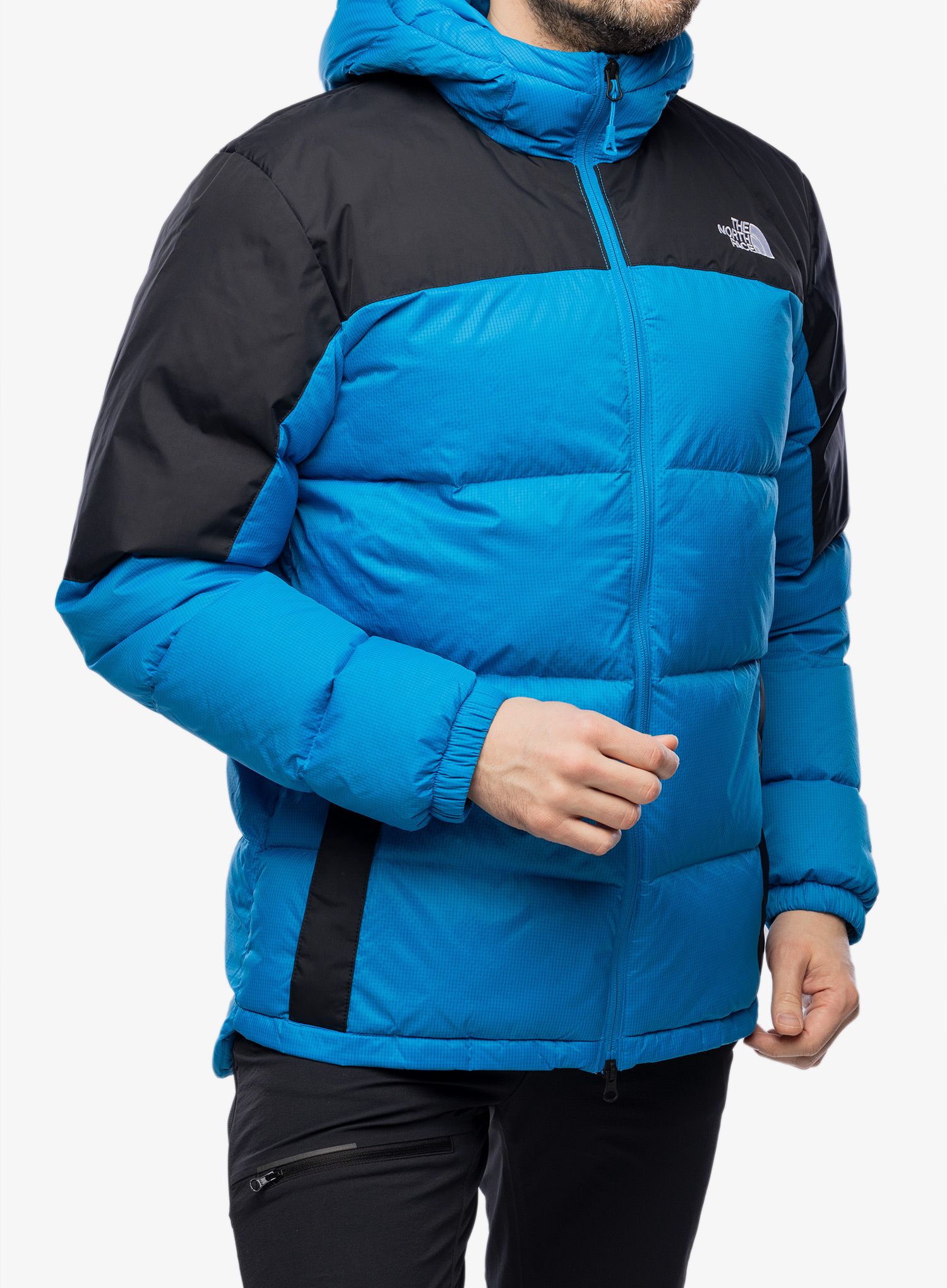 Puhovka The North Face Diablo Down Hoodie - skyline blue/tnf black
