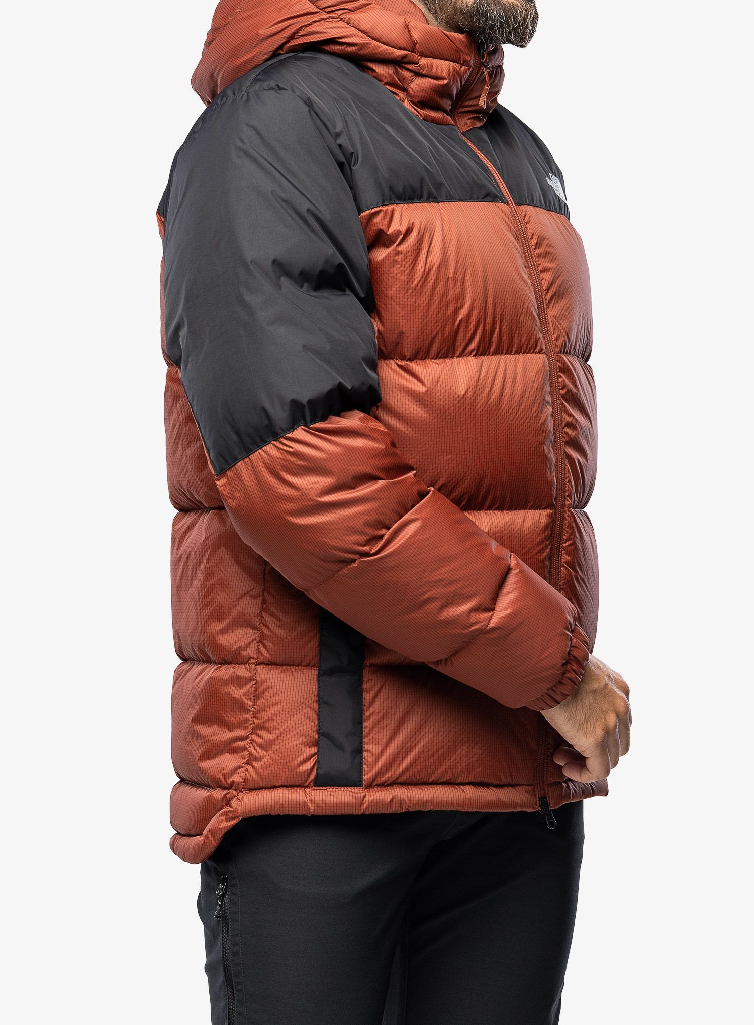 Puhovka The North Face Diablo Down Jacket Hoodie - brown/black
