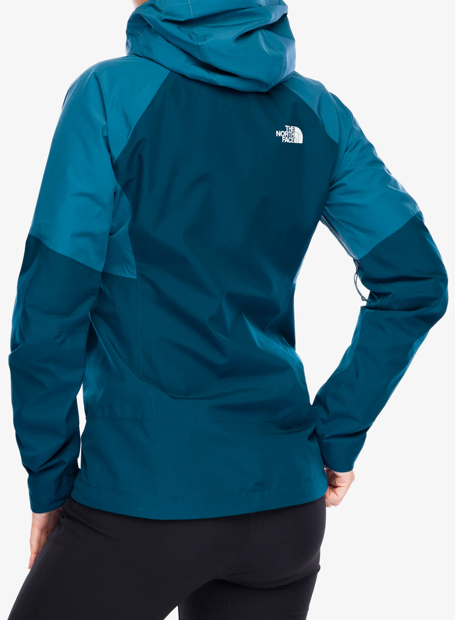 Ženska nepremočljiva jakna The North Face Diablo Dynamic Zip-In Jacket - mallard blue/midnight petrol