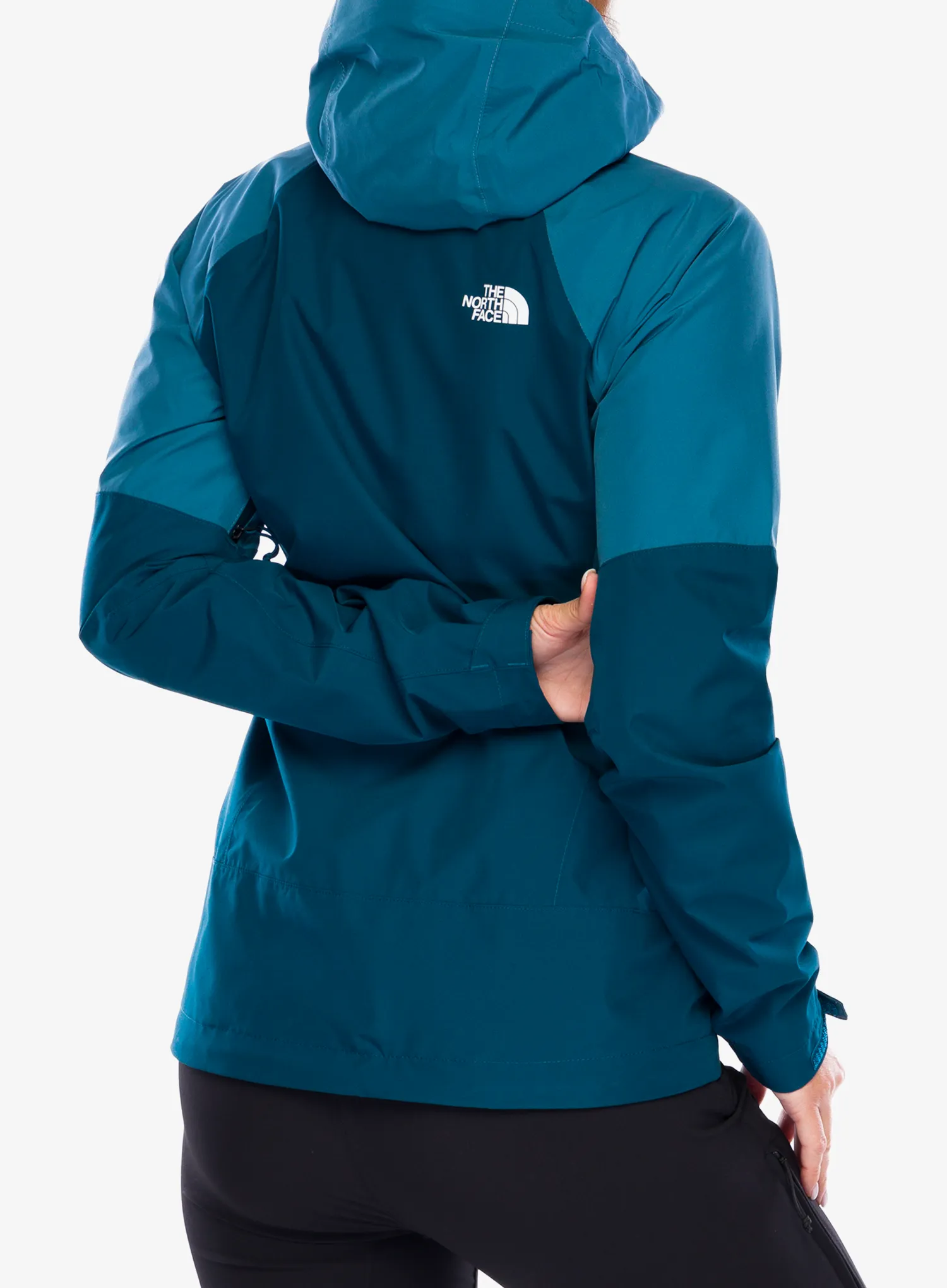 Ženska nepremočljiva jakna The North Face Diablo Dynamic Zip-In Jacket - mallard blue/midnight petrol