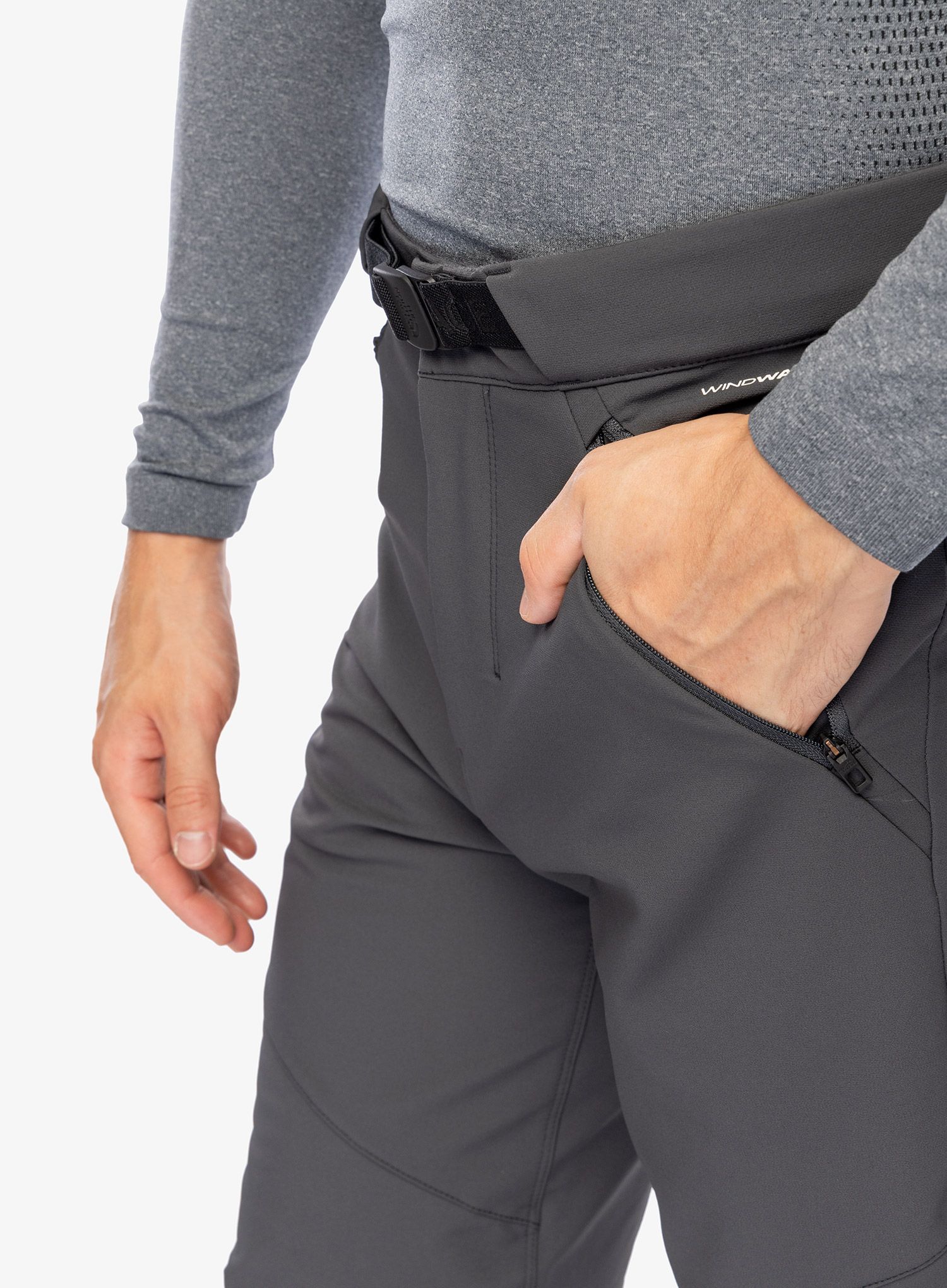 Softshell hlače The North Face Diablo Reg Tapered Pant - asphalt grey