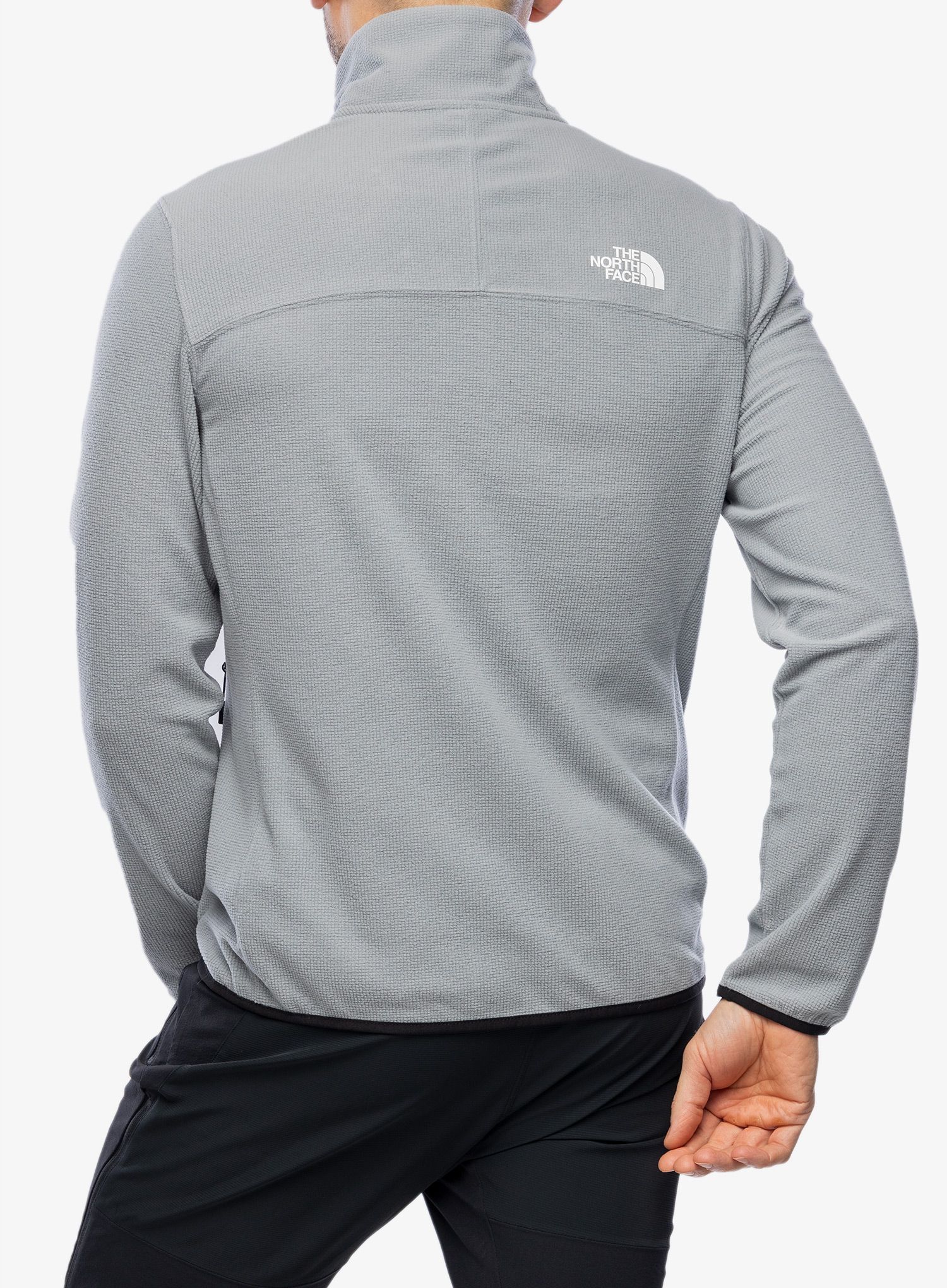 Flis The North Face Experit Grid Fleece - monument grey/black