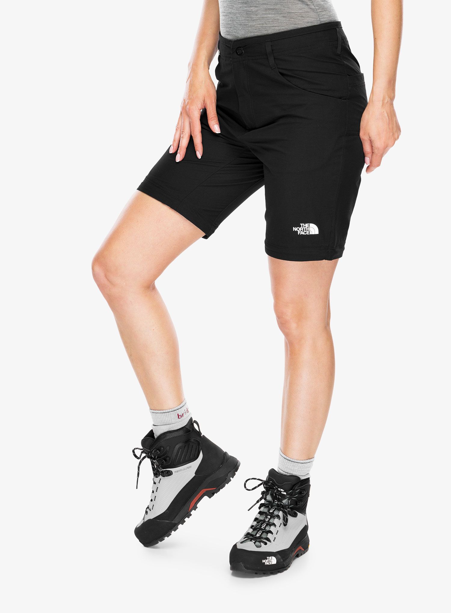 Ženske hlače The North Face Exploration Conv Reg Straight Pant-Eu - tnf black