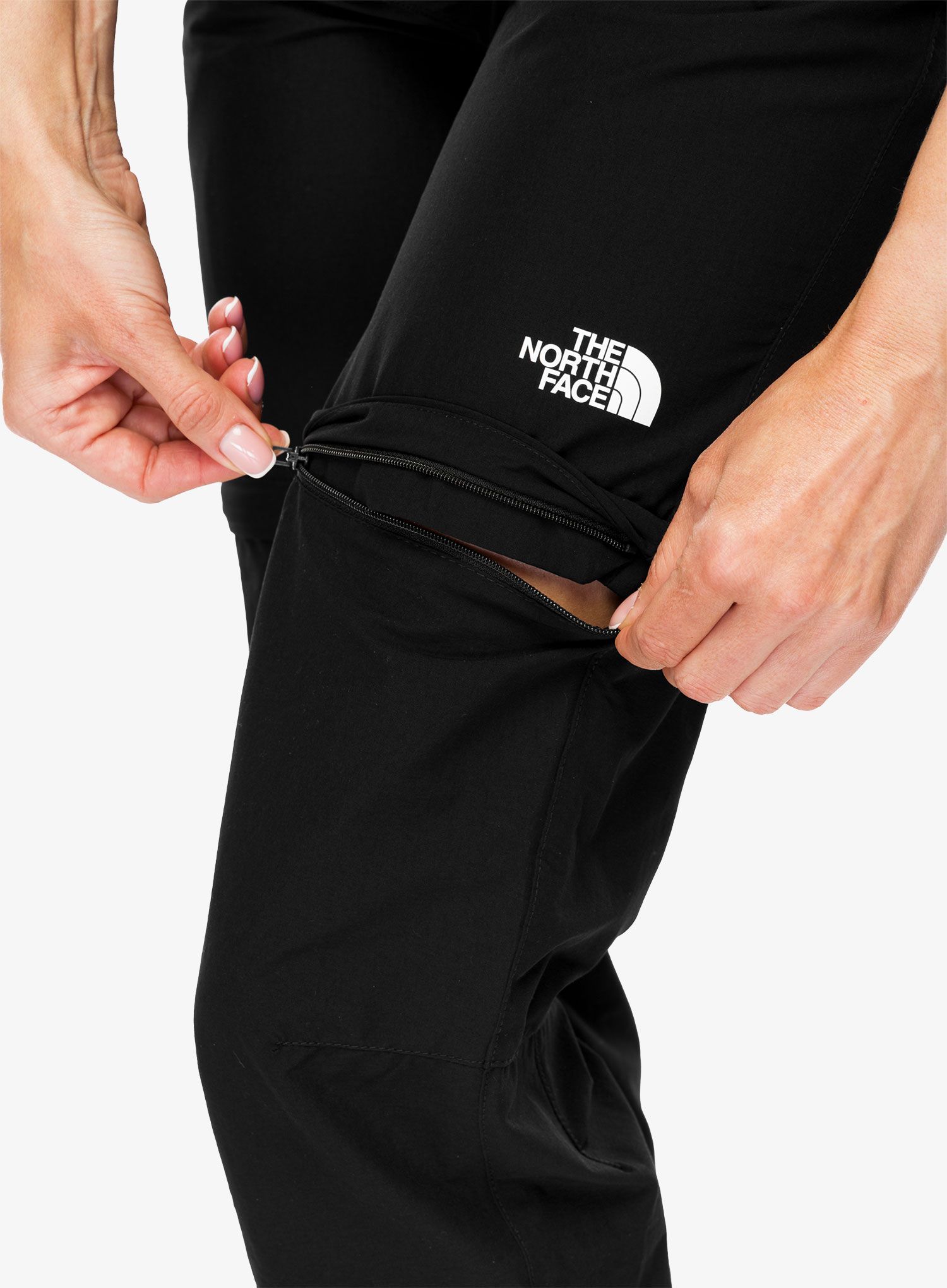 Ženske hlače The North Face Exploration Conv Reg Straight Pant-Eu - tnf black