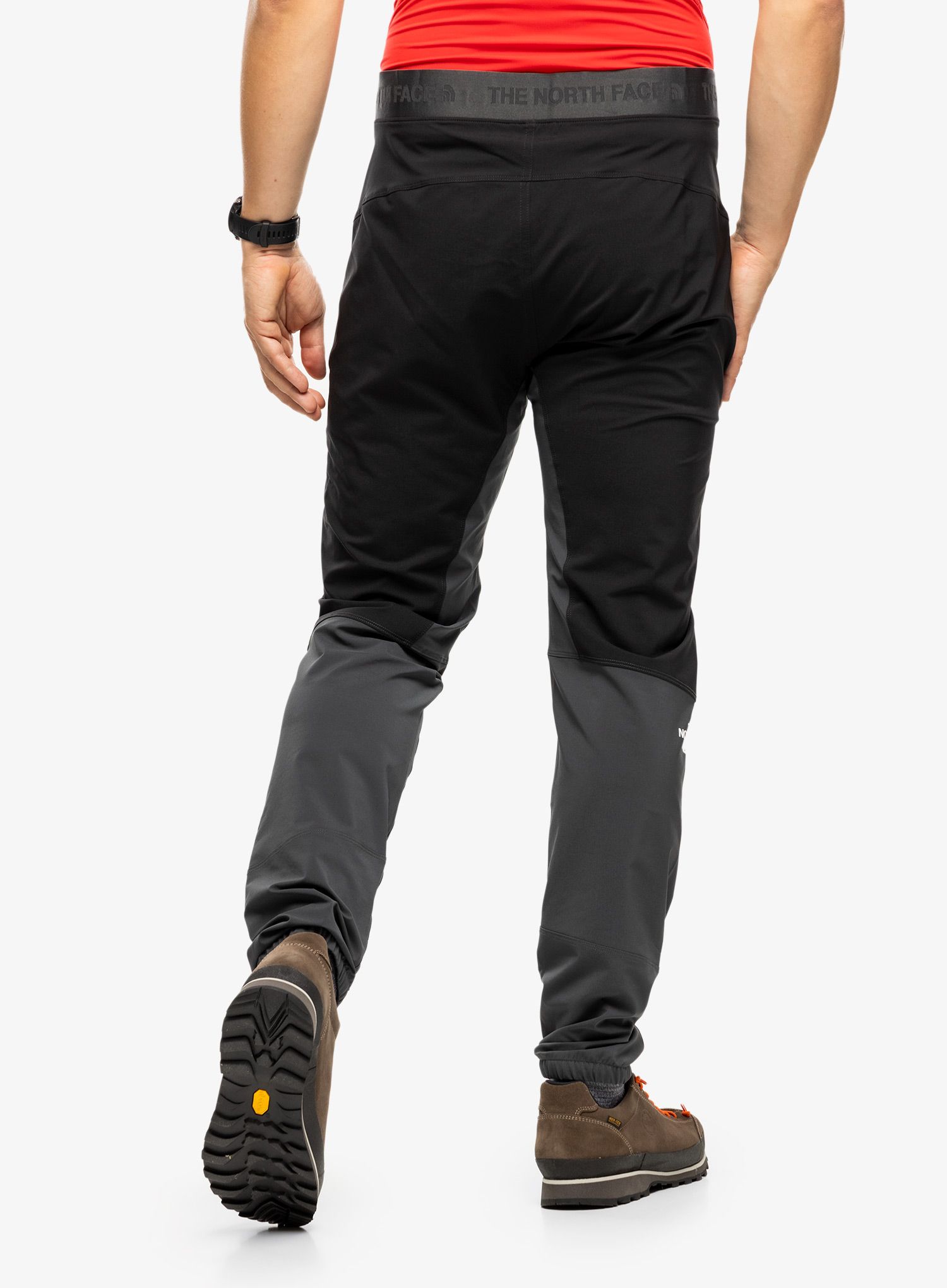 Pohodniške hlače The North Face Felik Slim Tapered Pant - asphalt grey/black