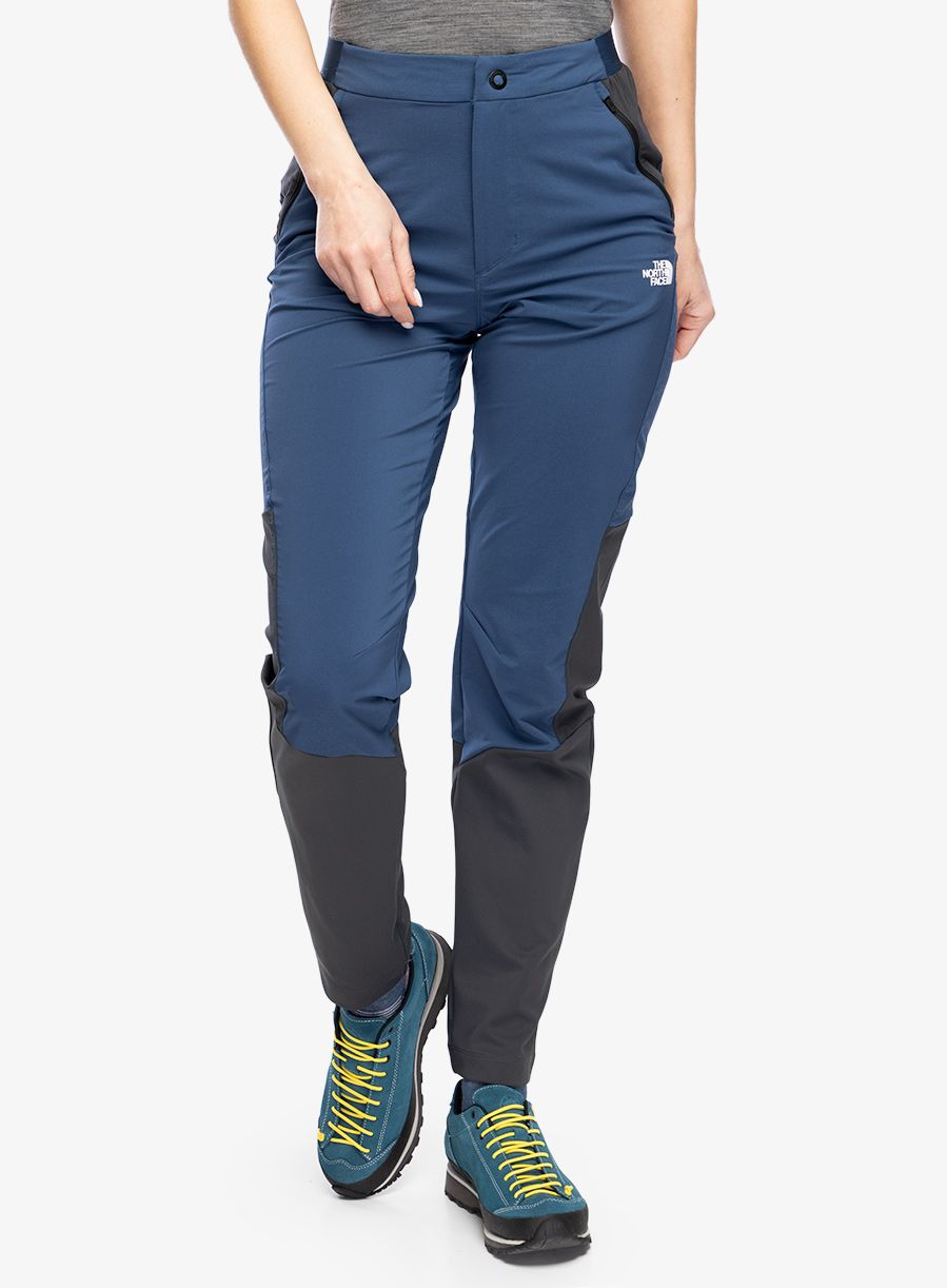 Ženske hlače The North Face Felik Slim Tapered Pant - blue/grey