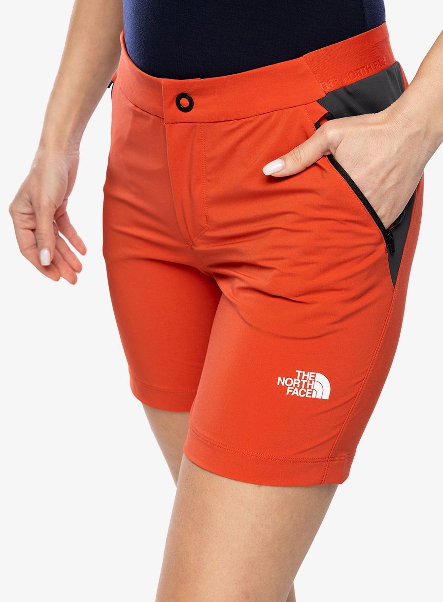 Ženske kratke hlače The North Face Felik Slim Tapered Short - auburn/black