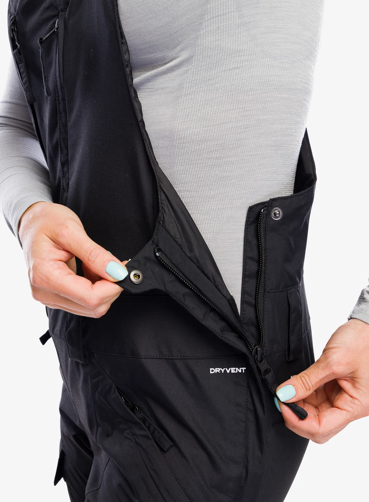 Ženske smučarske hlače The North Face Freedom Bib - tnf black