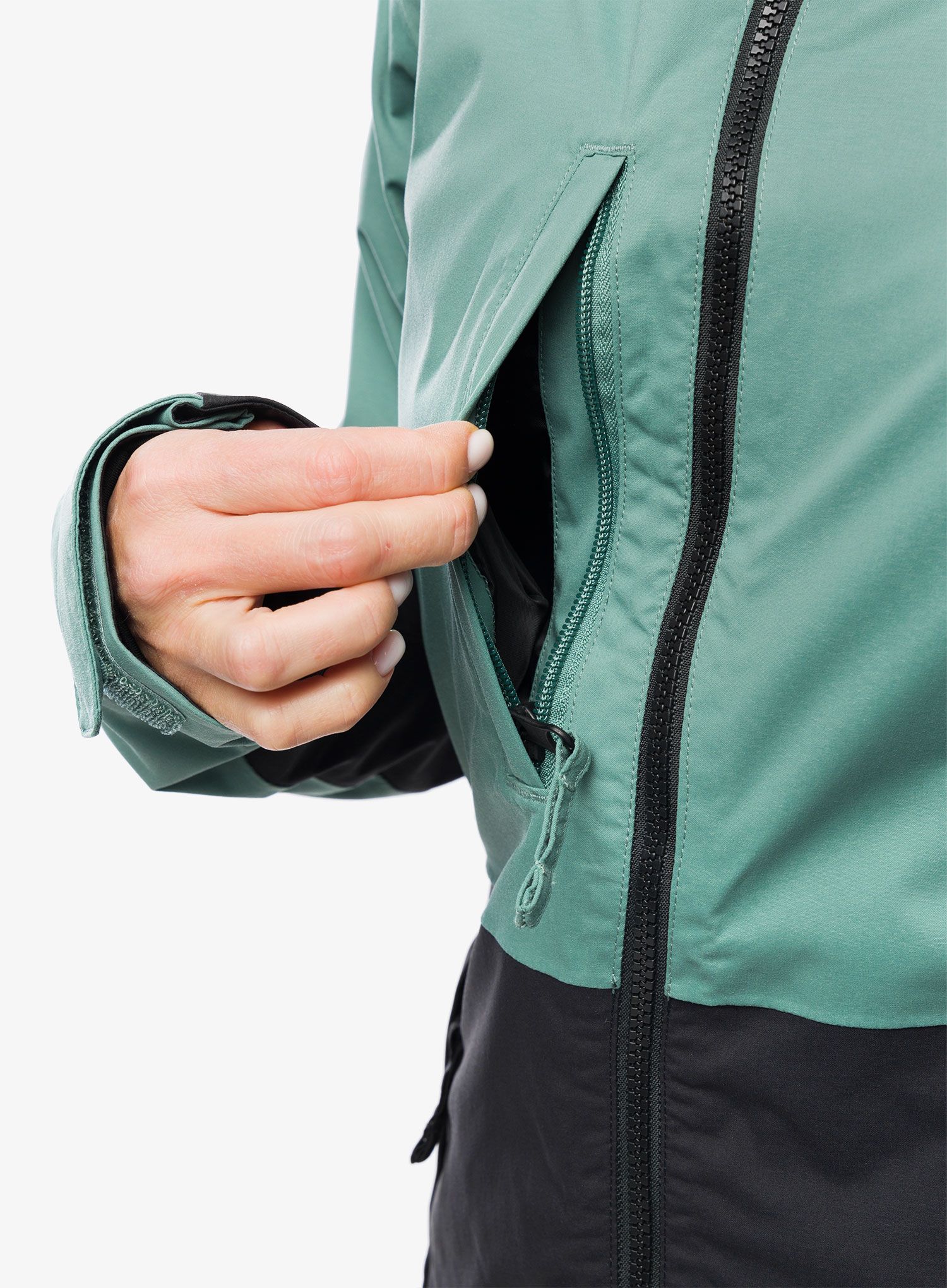 Ženska smučarska jakna The North Face Freedom Stretch Jacket - dark sage/black