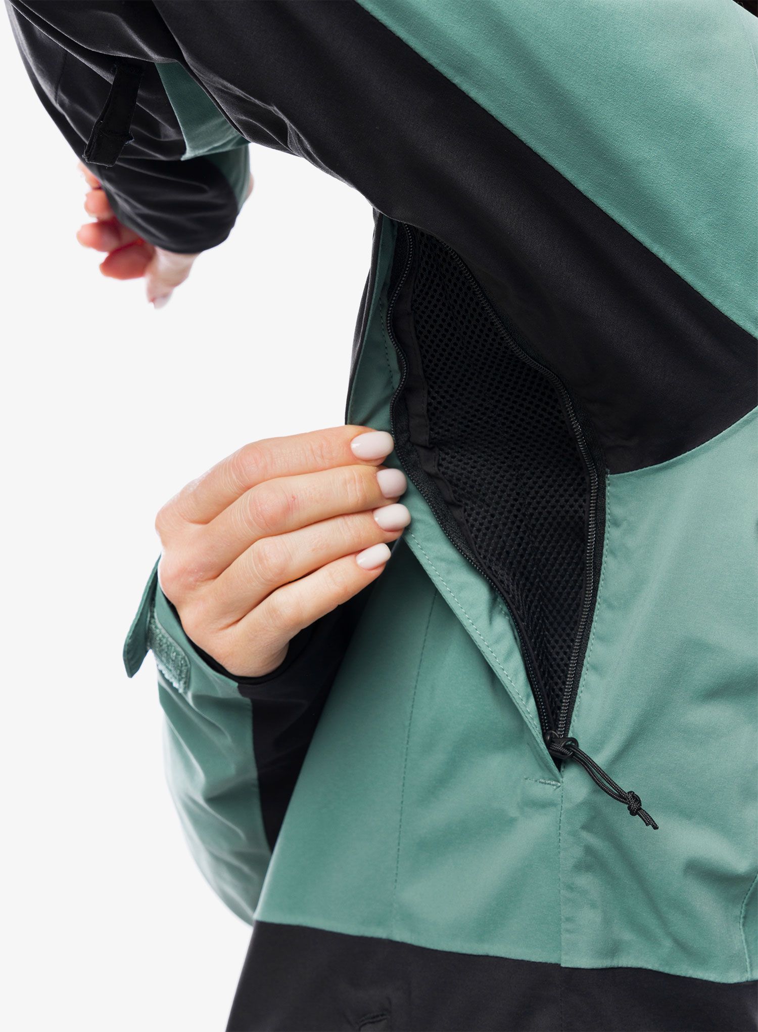 Ženska smučarska jakna The North Face Freedom Stretch Jacket - dark sage/black