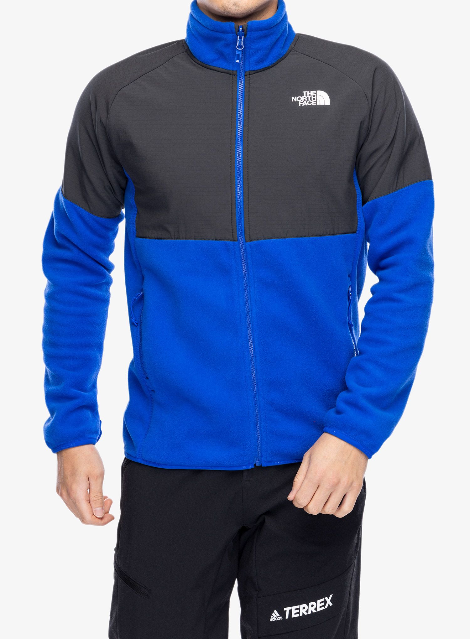 Jopica na zadrgo The North Face Glacier Heavyweight Full Zip Jacket - tnf blue/asphalt grey