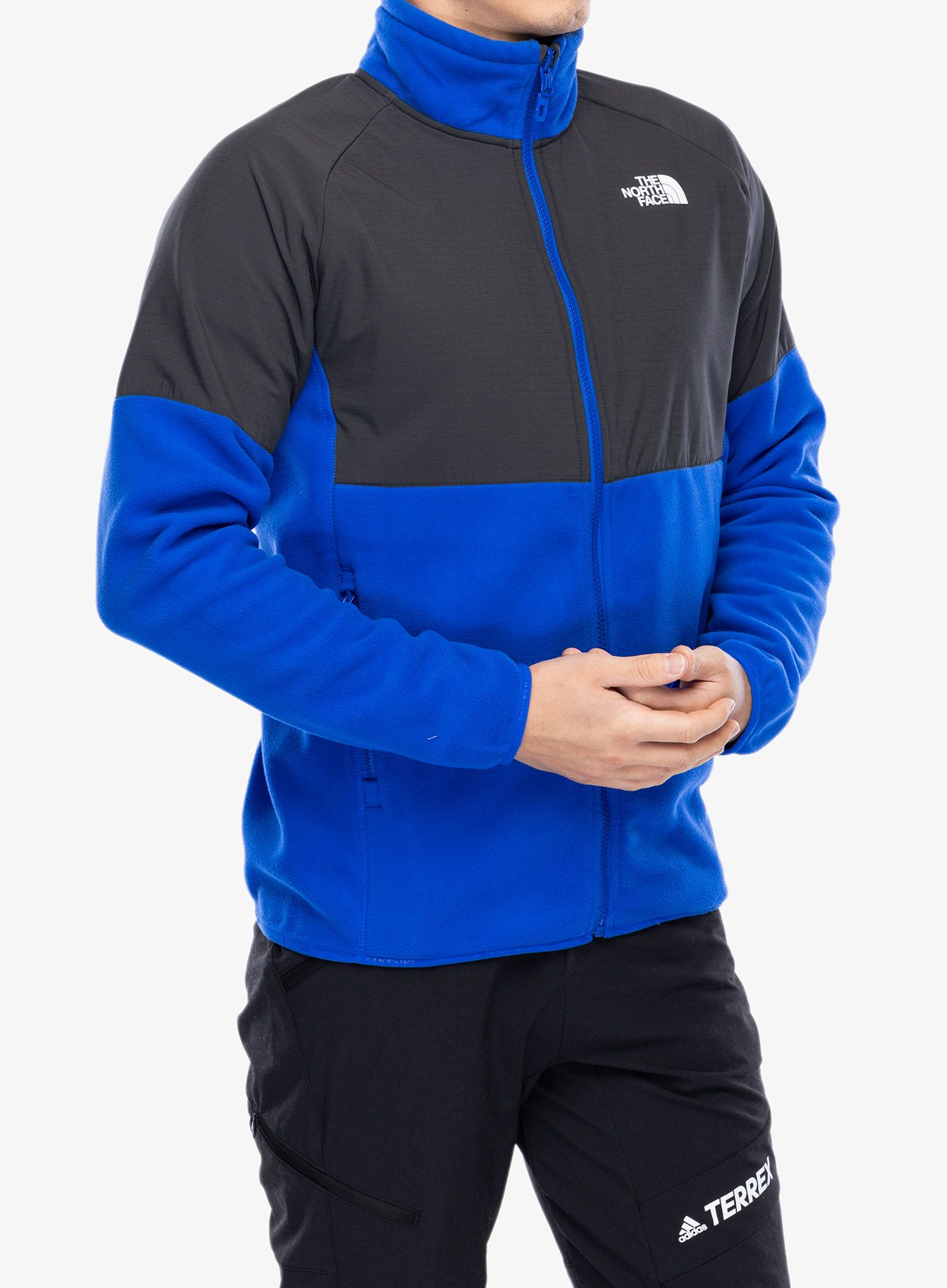 Jopica na zadrgo The North Face Glacier Heavyweight Full Zip Jacket - tnf blue/asphalt grey