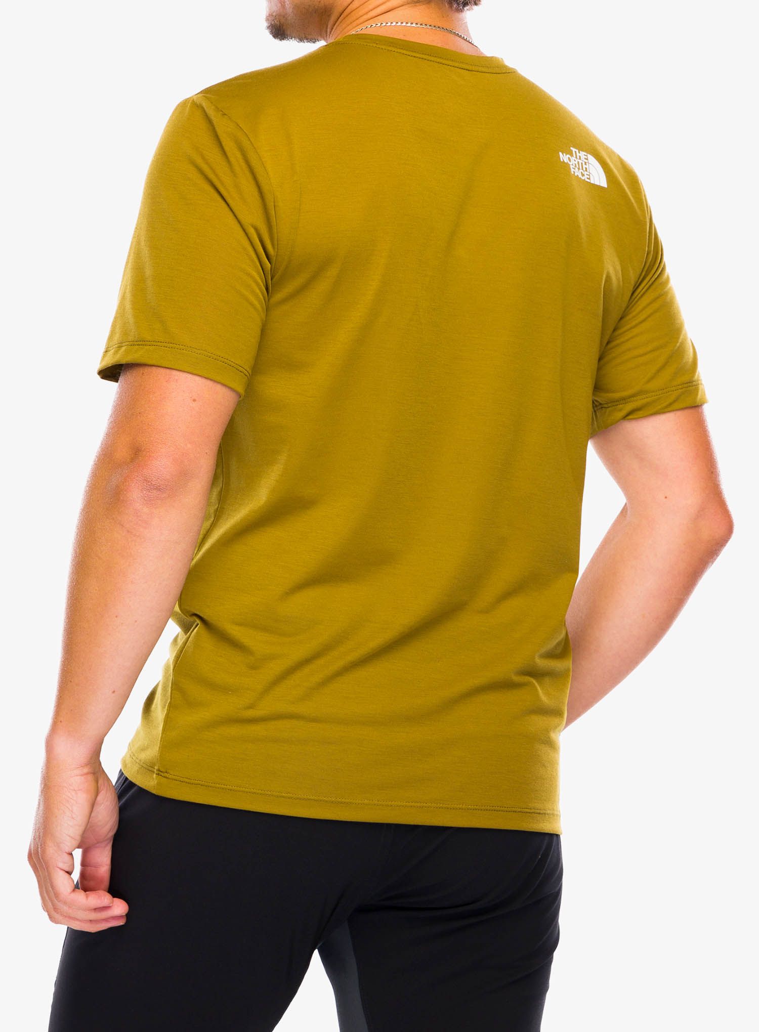 Fitness majica The North Face Graphic Boxes Foundation SS Tee - moss green