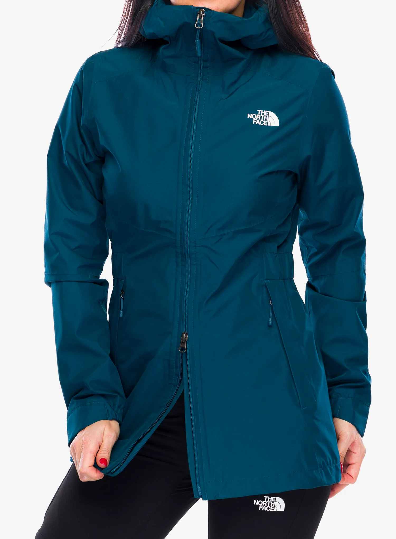 Ženski plašč The North Face Hikesteller Parka Shell - midnight petrol