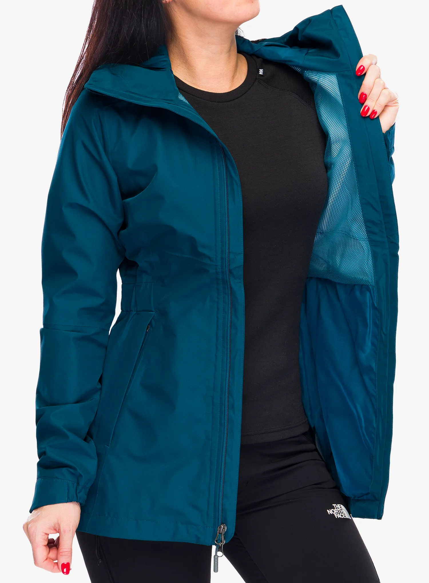 Ženski plašč The North Face Hikesteller Parka Shell - midnight petrol