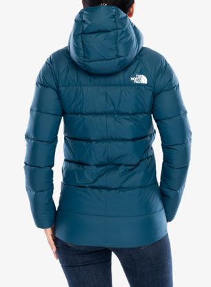Puhast plašč The North Face Hyalite Down Parka - midnight petrol