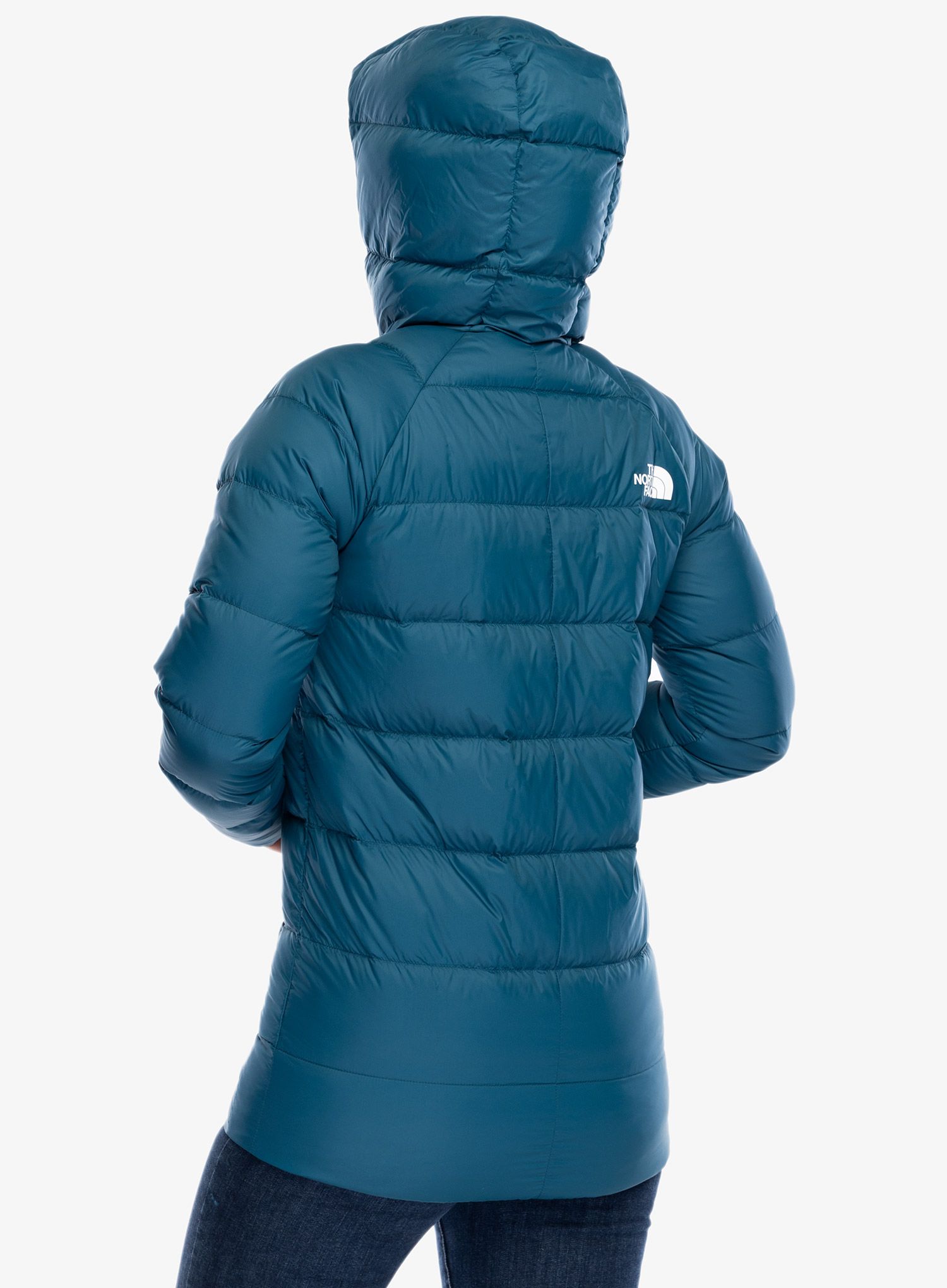 Puhast plašč The North Face Hyalite Down Parka - midnight petrol