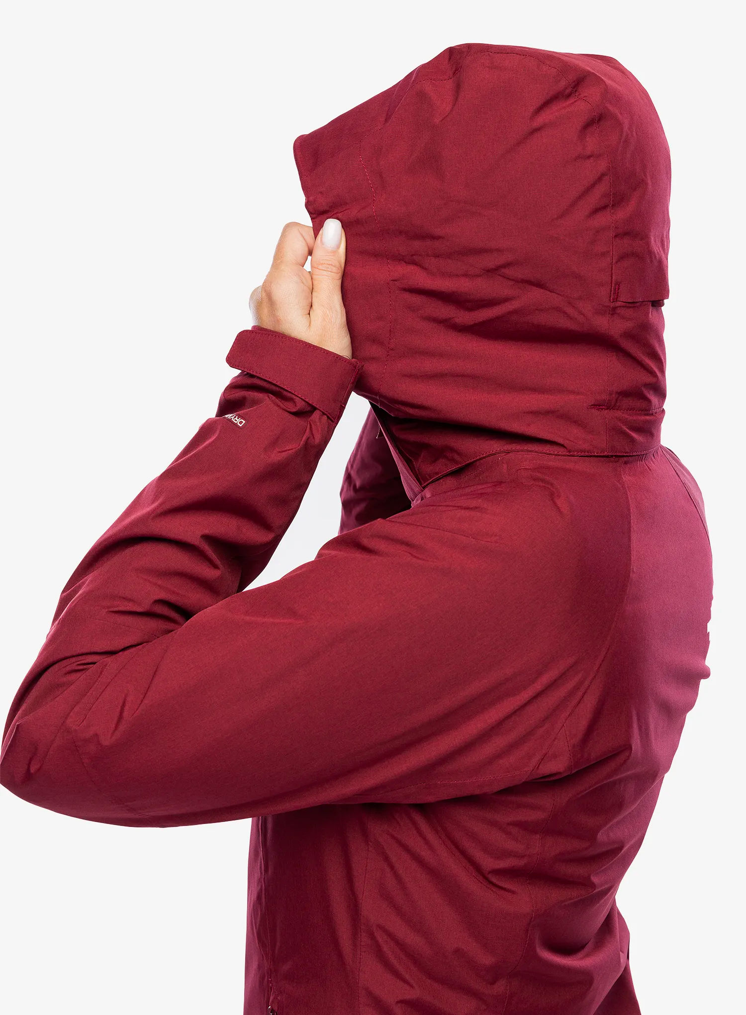 Ženska jakna 3v1 The North Face Inlux Triclimate - beetroot dark/white dune