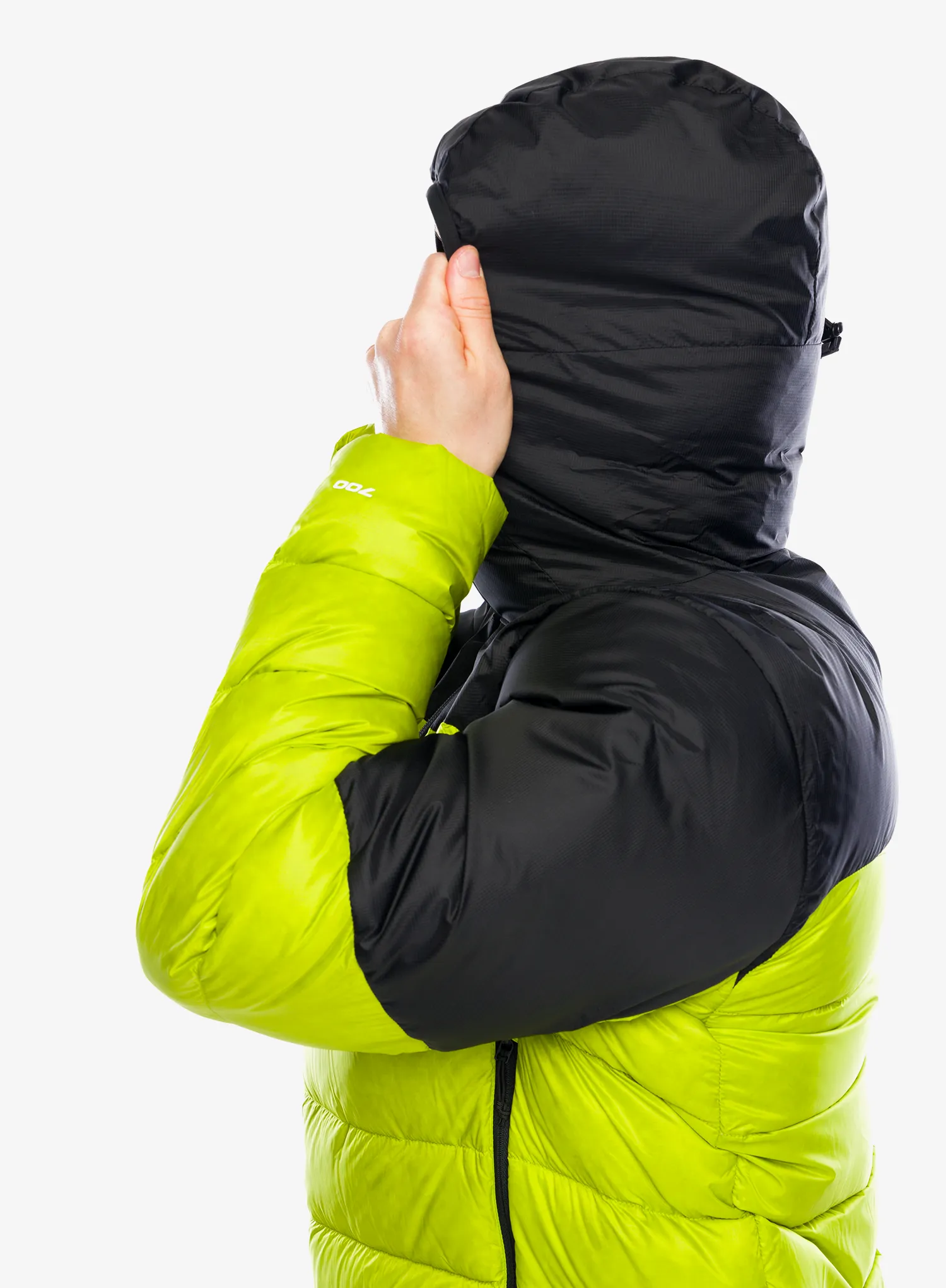 Puhovka The North Face Kalix Down Hoodie - meadow grass/tnf black