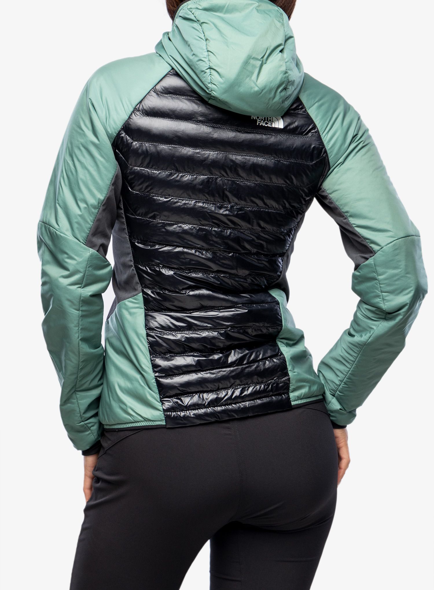 Ženska jakna The North Face Macugnaga Hybrid Insulation - dark sage/black