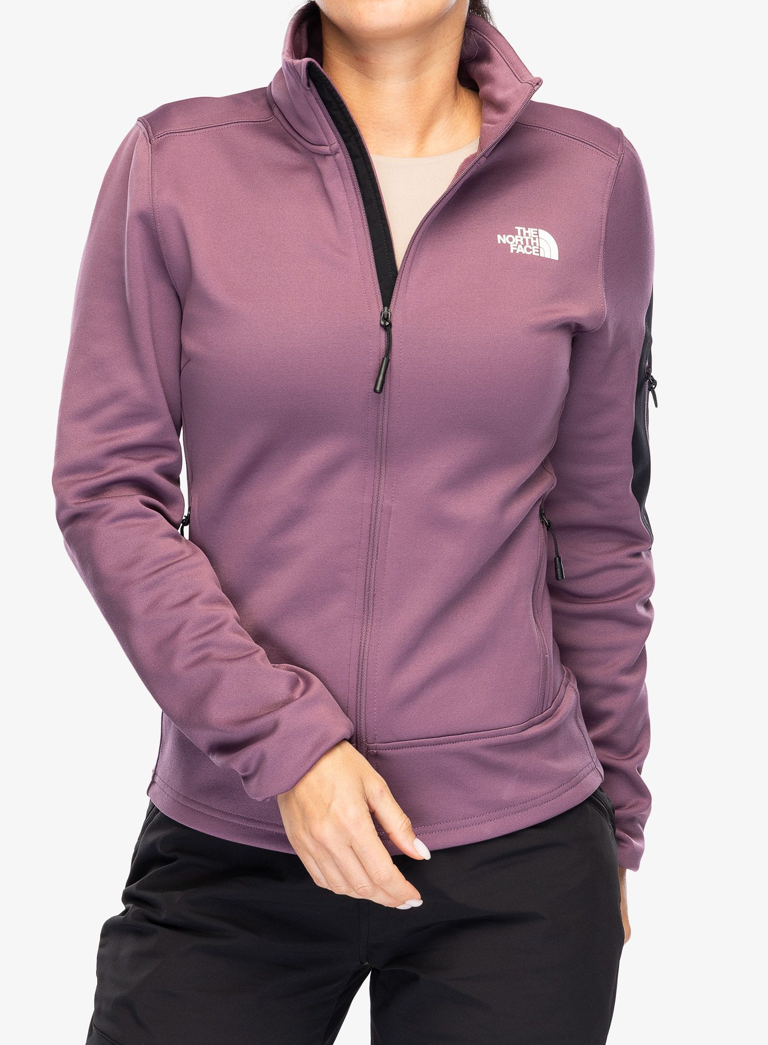 Ženski flis The North Face Mistyescape Fleece - midnight mauve/tnf black