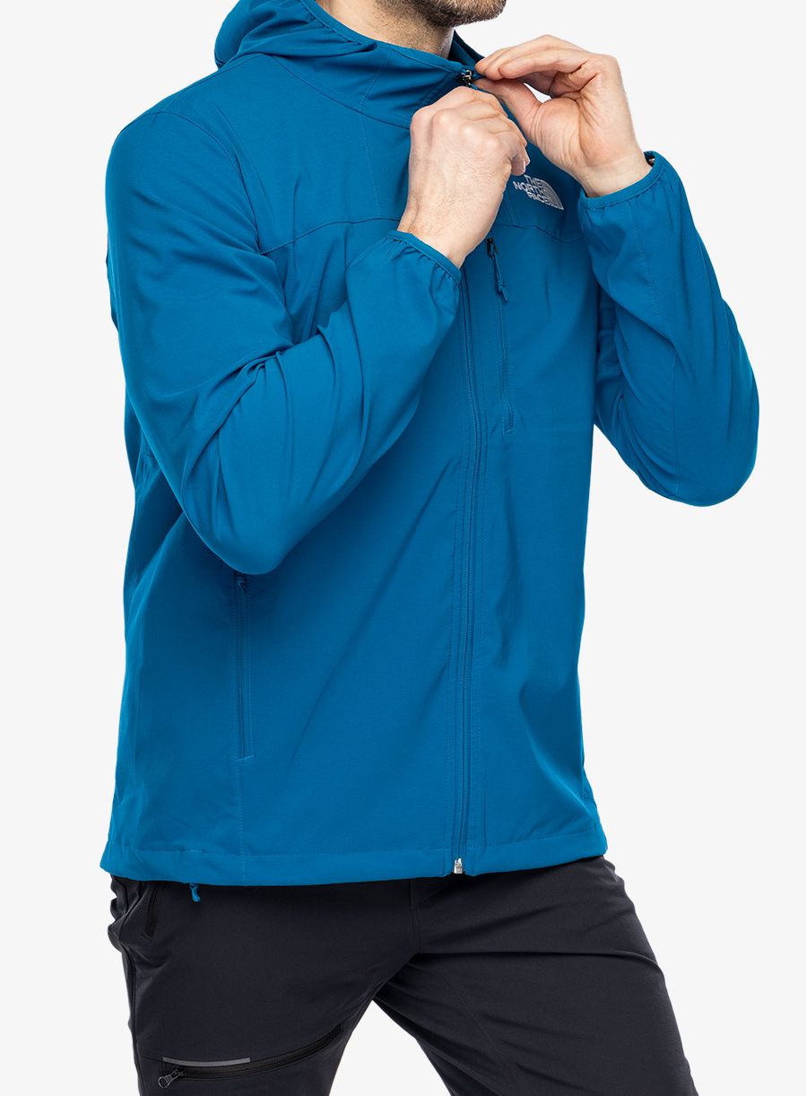 Softshell The North Face Nimble Hoodie - adriatic blue