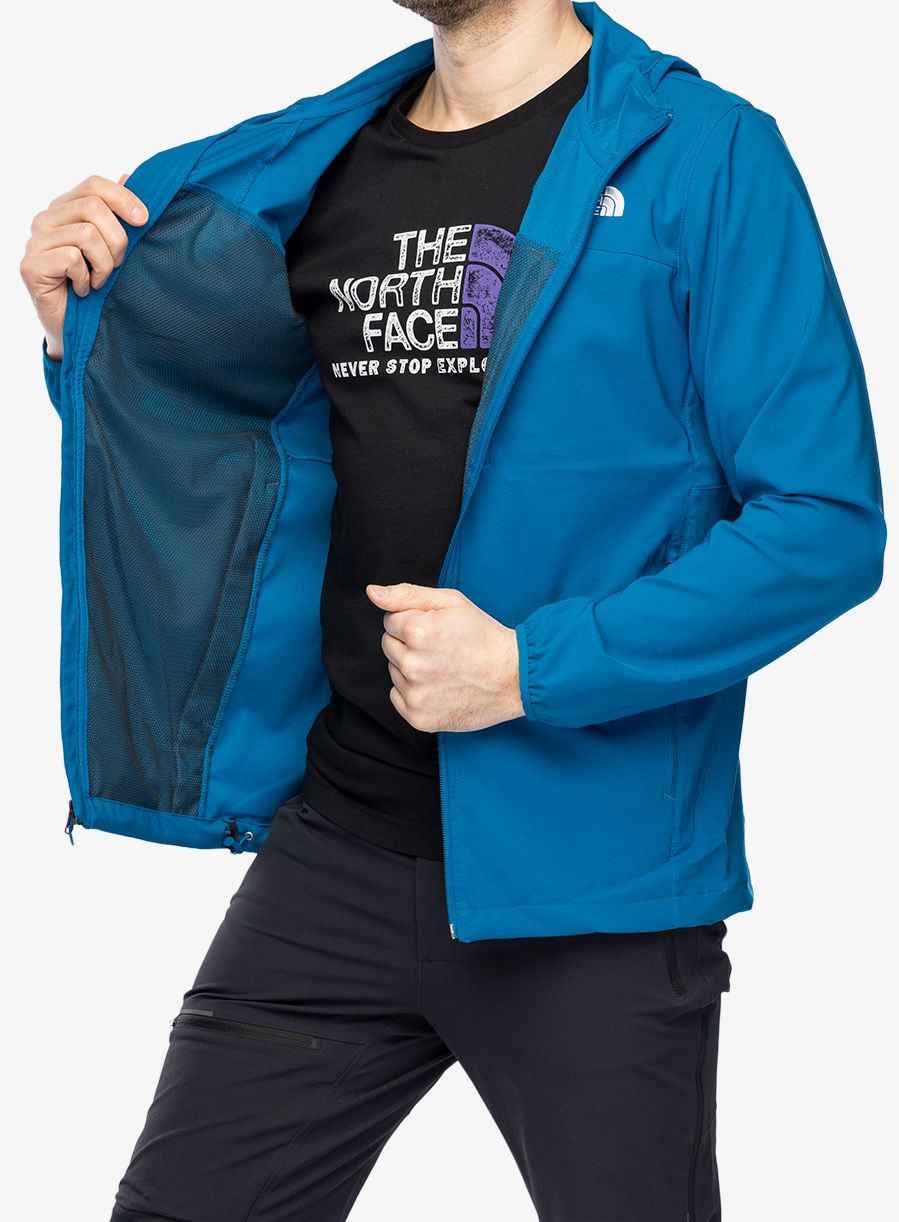 Softshell The North Face Nimble Hoodie - adriatic blue