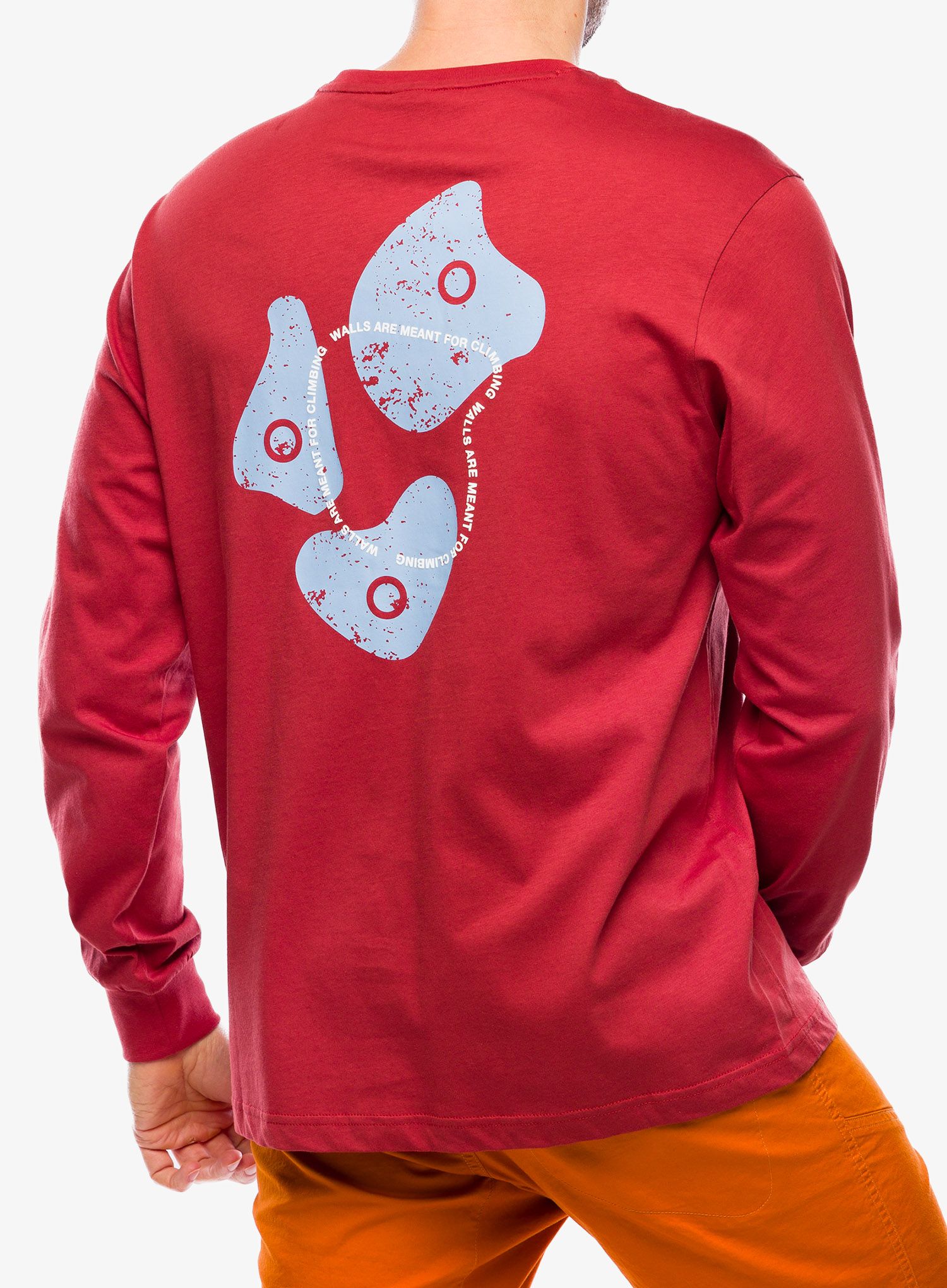 Puloverji brez kapuce The North Face Outdoor Graphic L/S - iron red