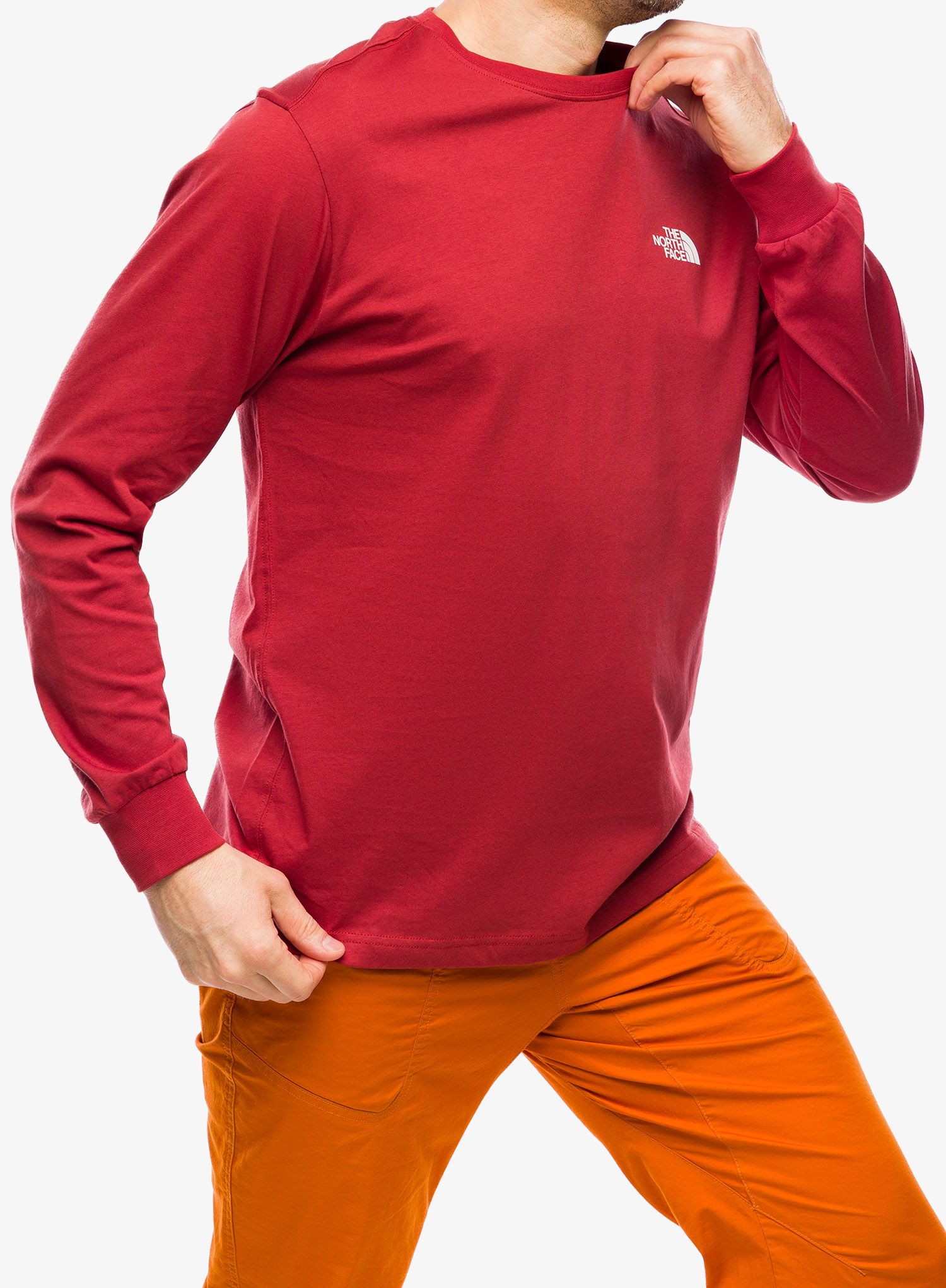 Puloverji brez kapuce The North Face Outdoor Graphic L/S - iron red