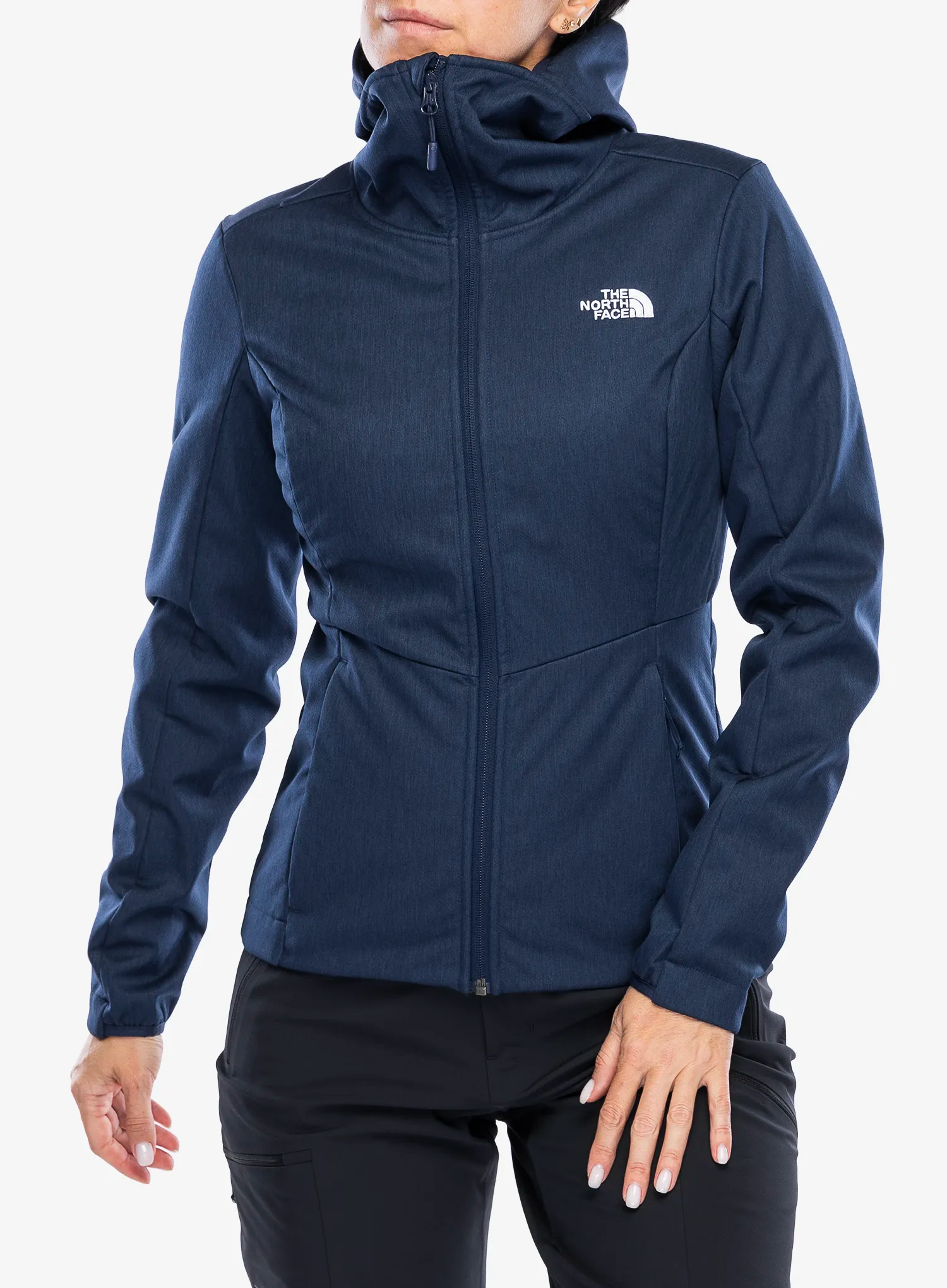 Ženski softshell The North Face Quest Highloft Soft Shell - summit navy heather