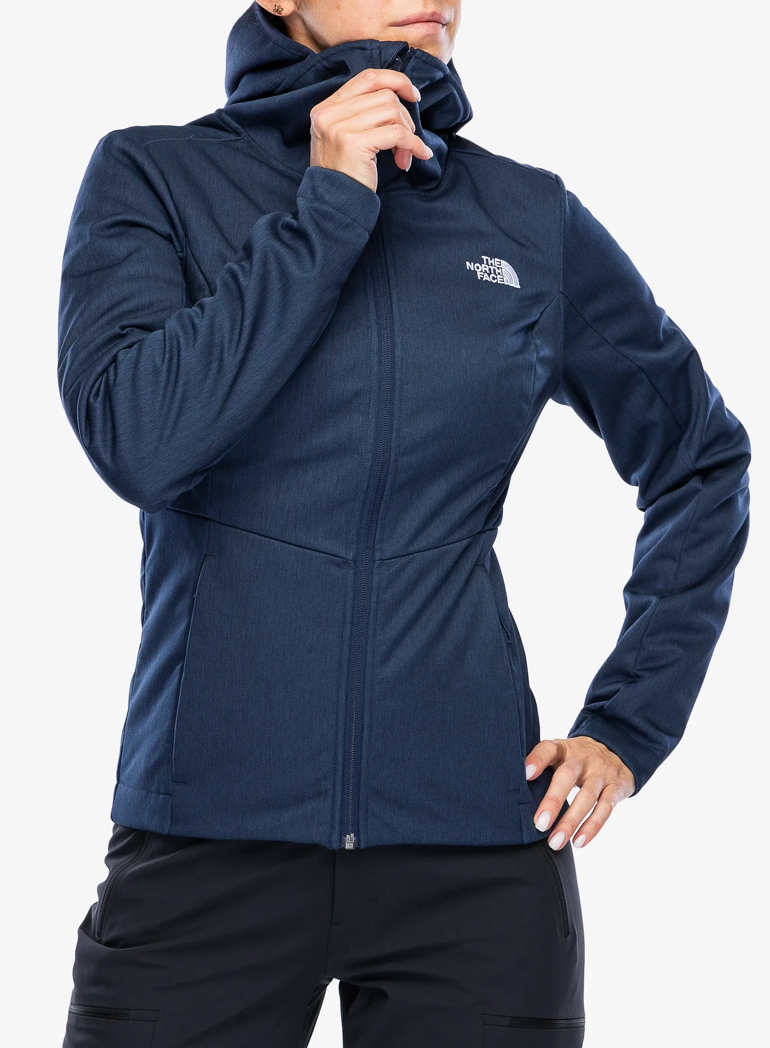 Ženski softshell The North Face Quest Highloft Soft Shell - summit navy heather