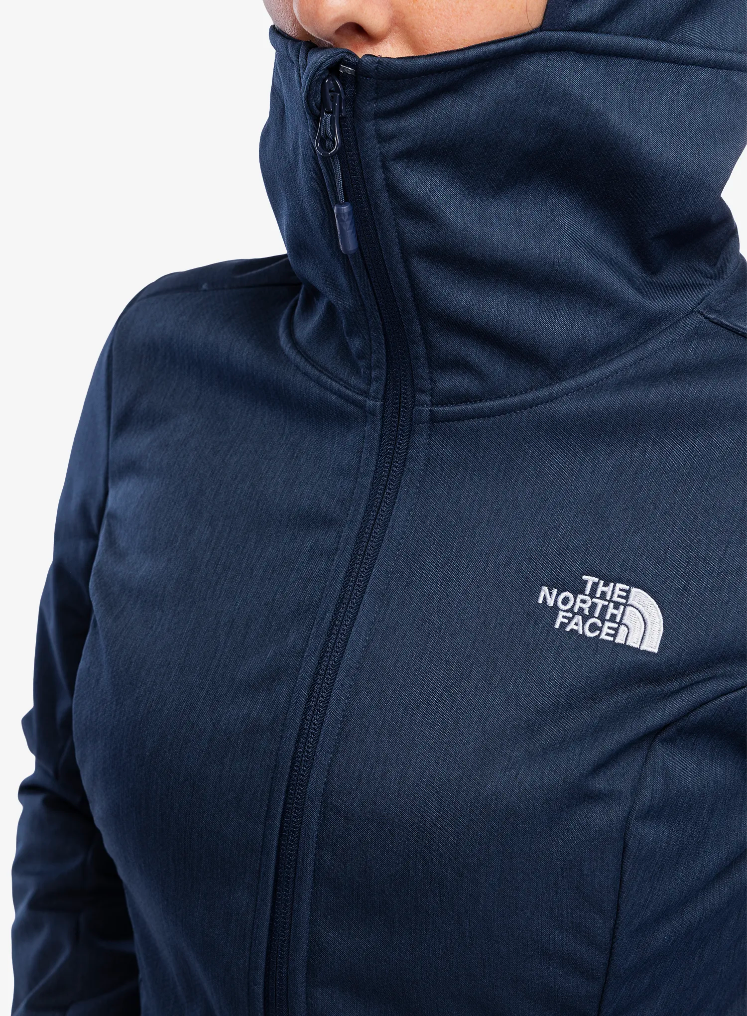 Ženski softshell The North Face Quest Highloft Soft Shell - summit navy heather