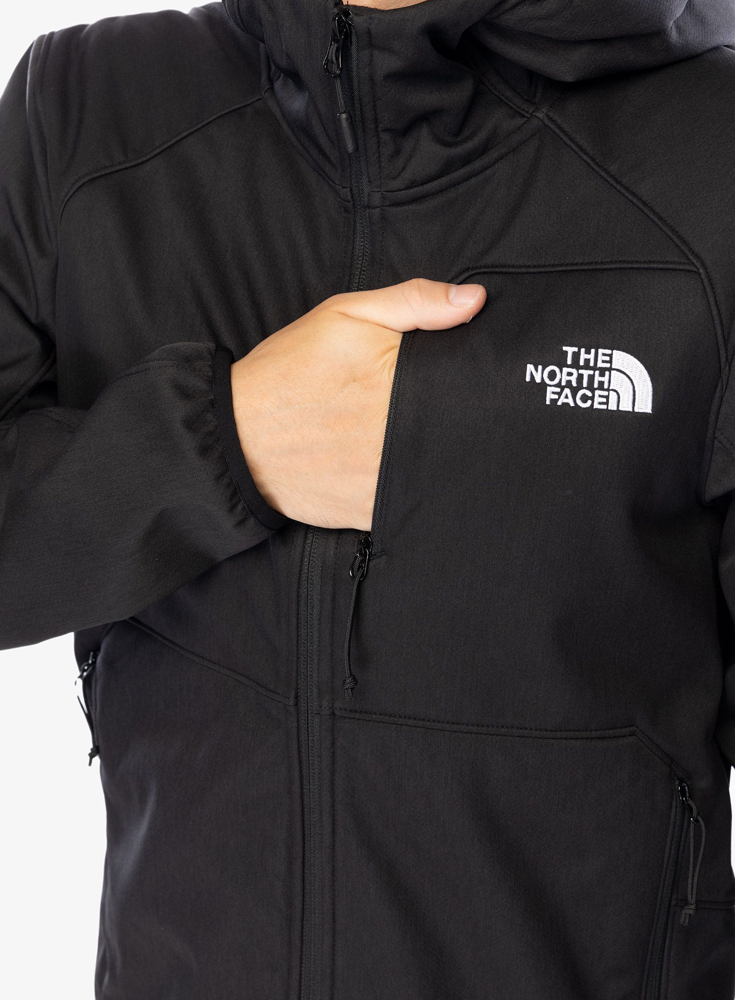 Softshell jakna The North Face Quest Hooded Softshell - tnf black