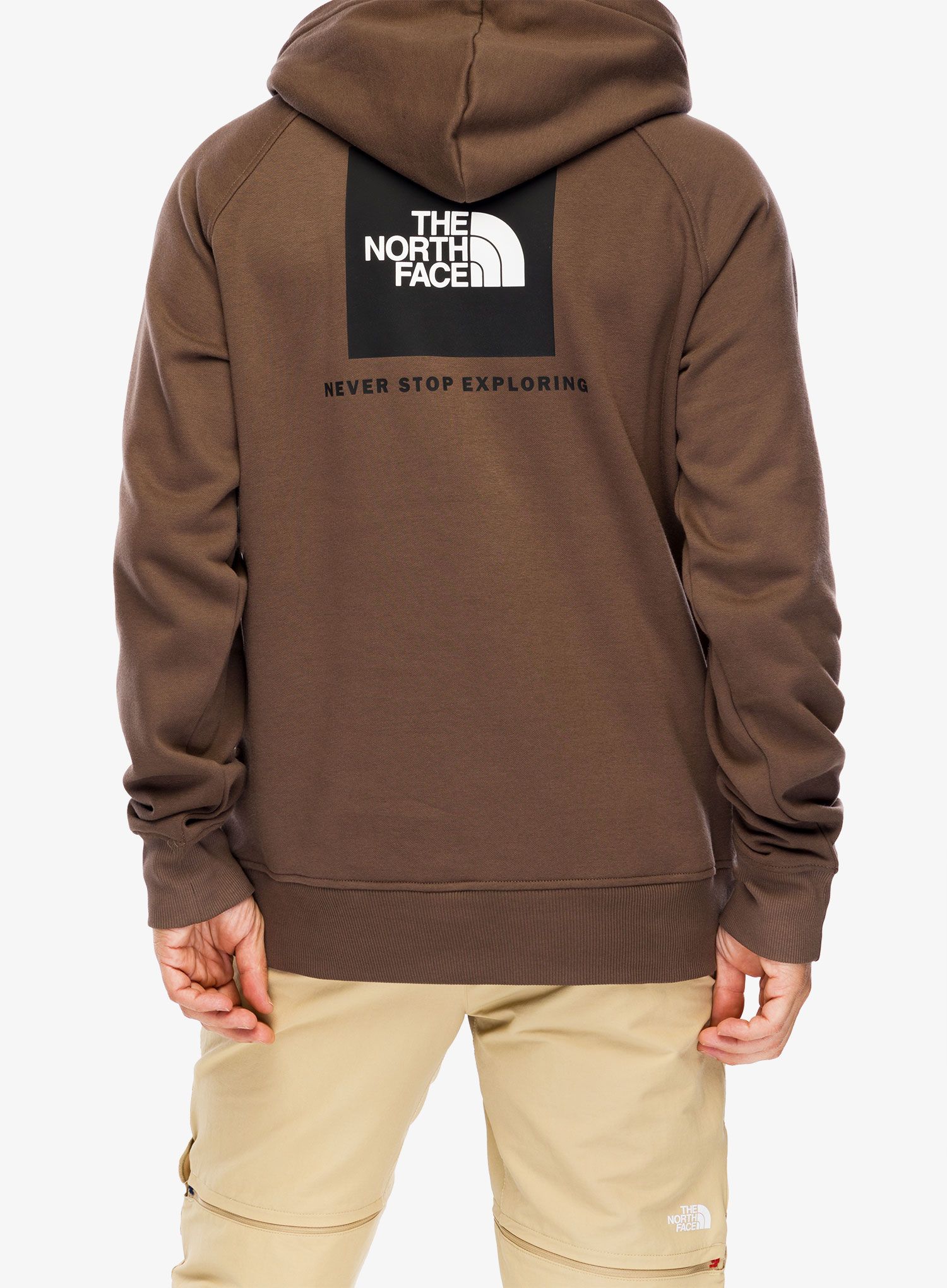 Jopica s kapuco The North Face Raglan Redbox Hoodie - smokey brown
