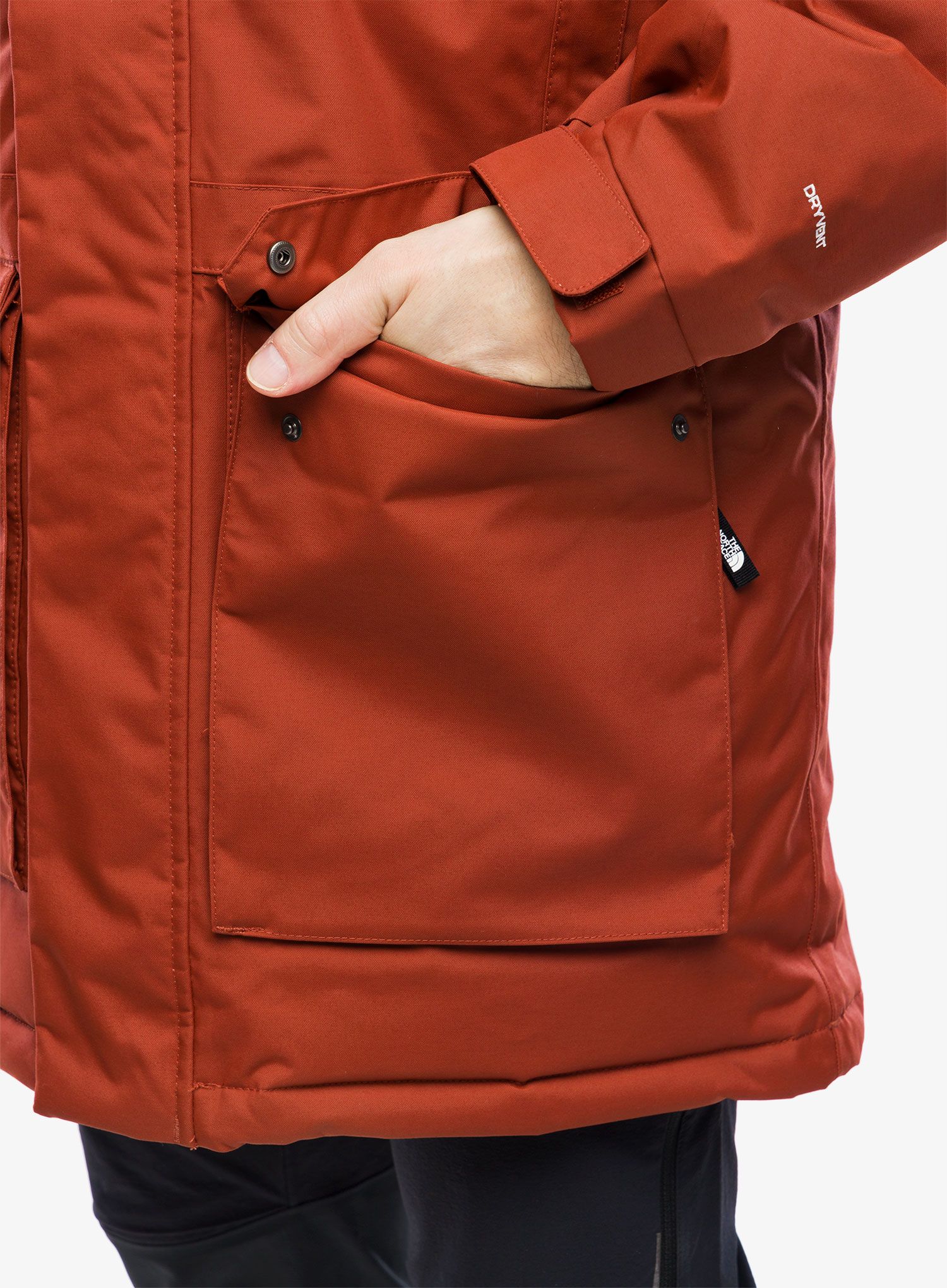 Zimska jakna The North Face Recycled Mcmurdo - brandy brown