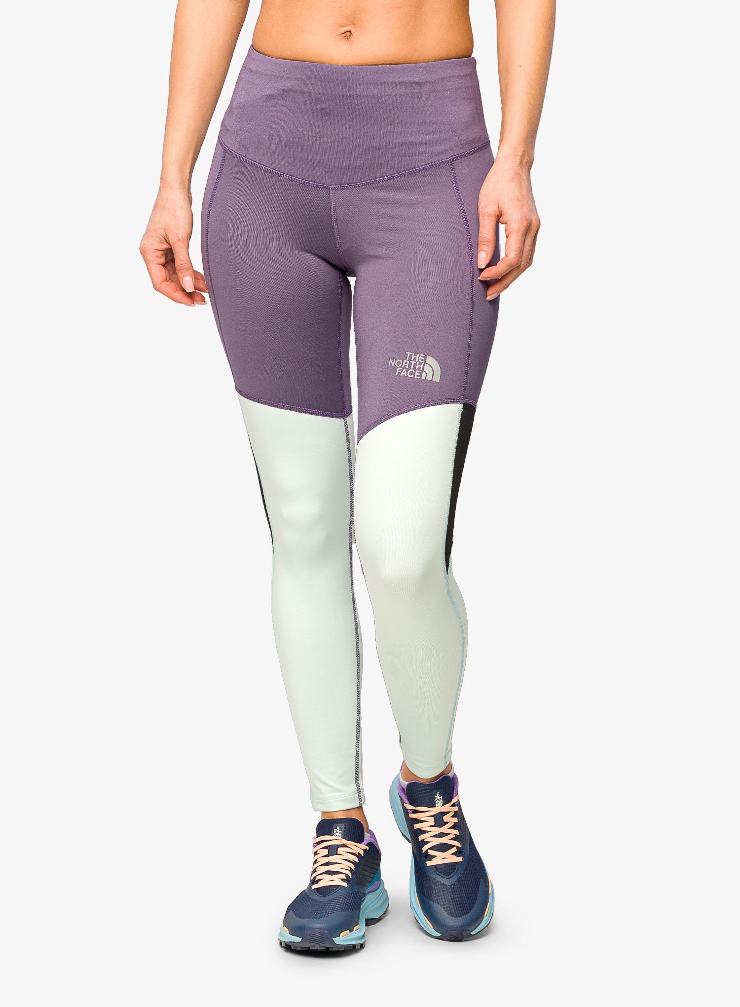 Ženske tekaške pajkice The North Face Run Tight - slate/blue