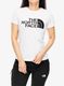 Ženska bombažna majica The North Face S/S Easy Tee - tnf white
