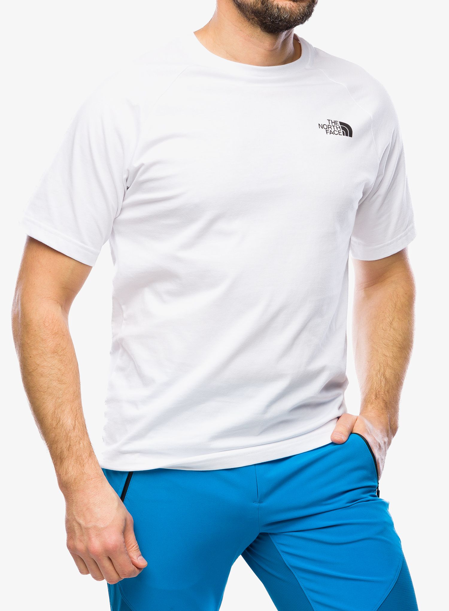 Bombažna majica The North Face S/S North Faces Tee - tnf white