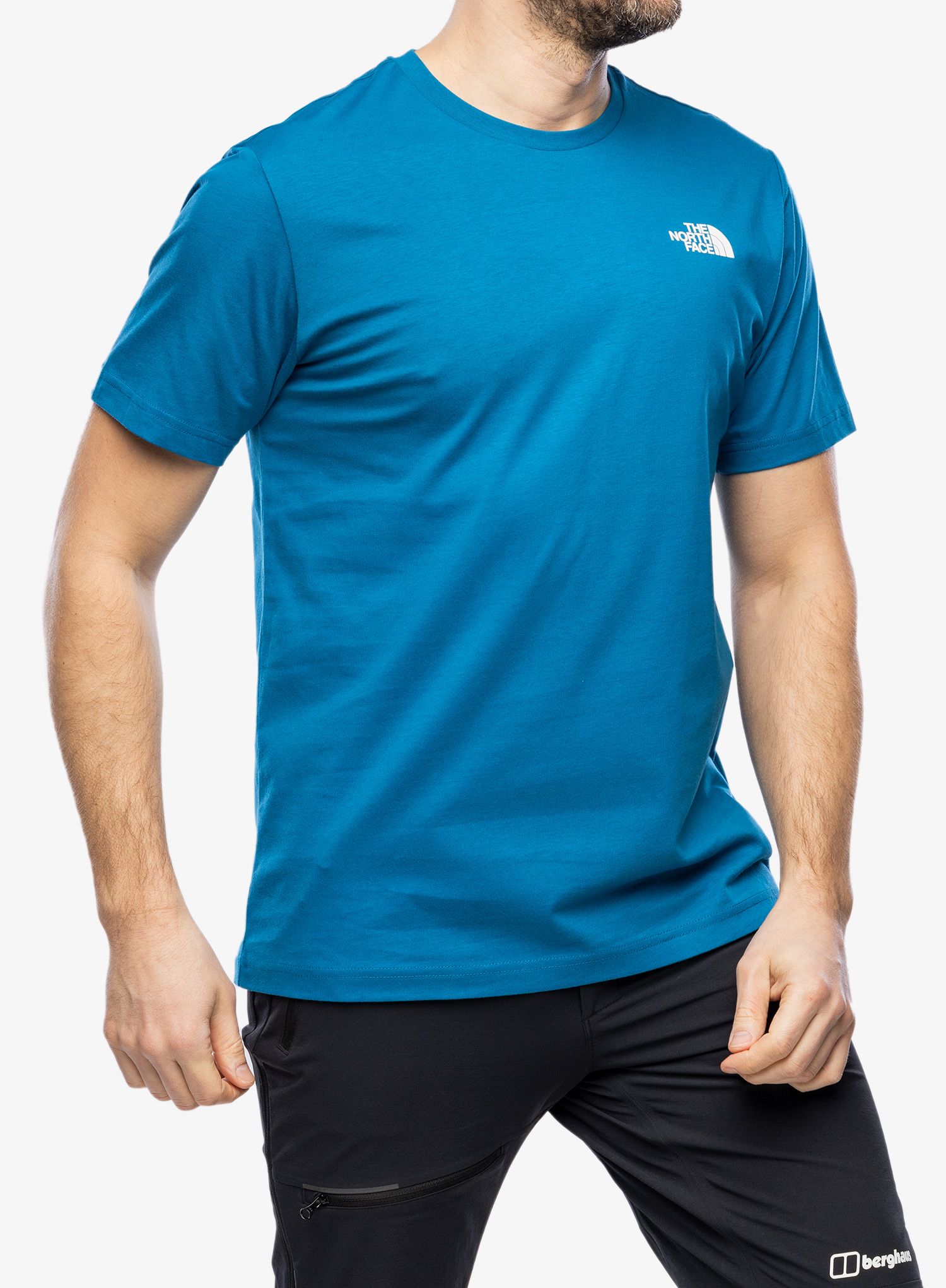 Bombažna majica The North Face S/S Redbox Celebration Tee - adriatic blue
