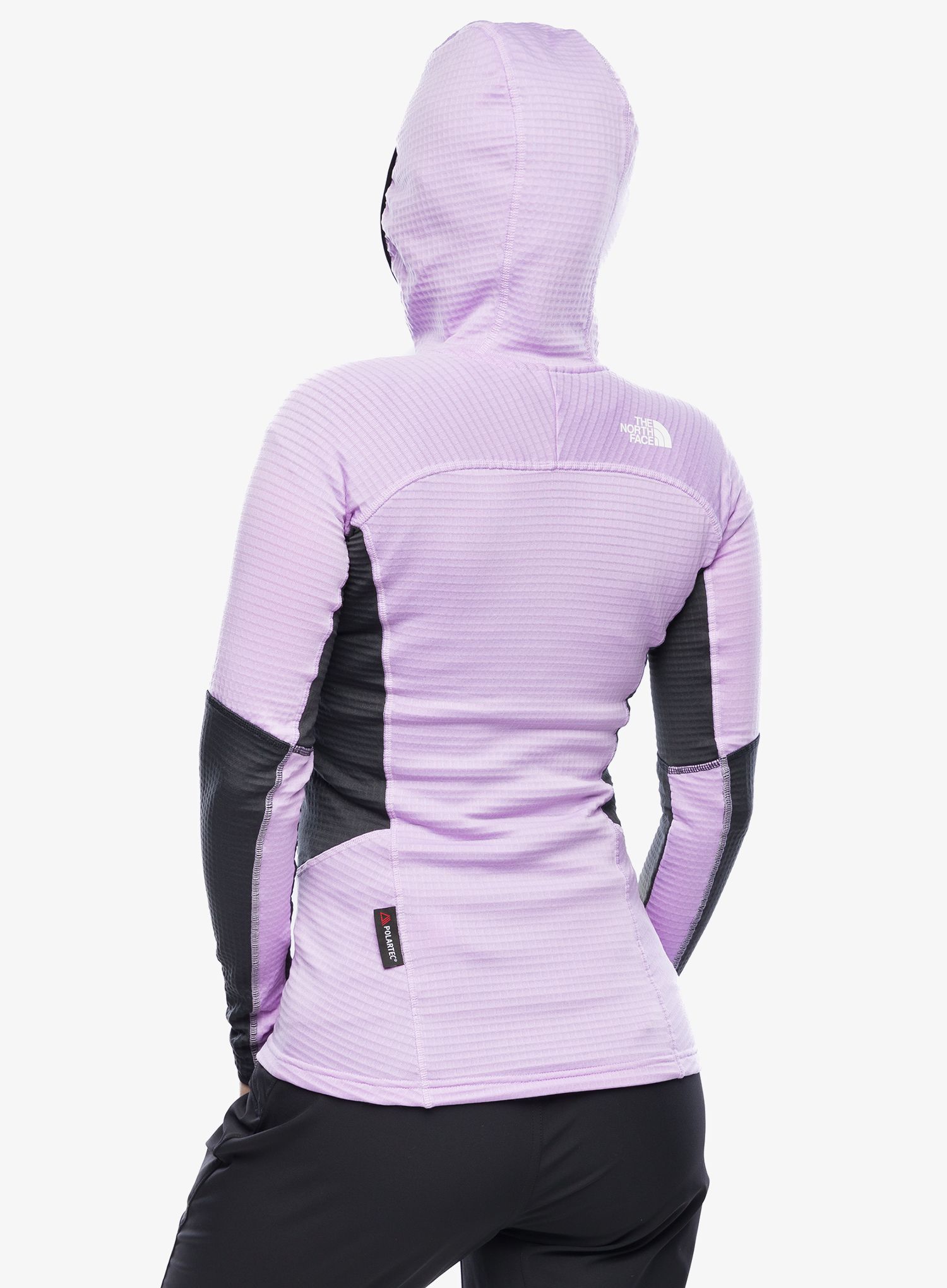 Ženska jopica The North Face Stormgap Powergrid Hoodie - lite lilac/grey