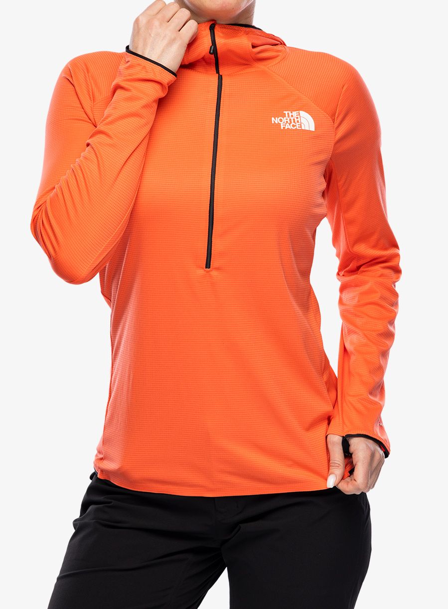 Ženska jopica The North Face Summit Direct Sun Hoodie - radiant orange