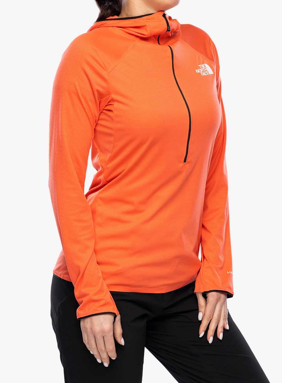Ženska jopica The North Face Summit Direct Sun Hoodie - radiant orange