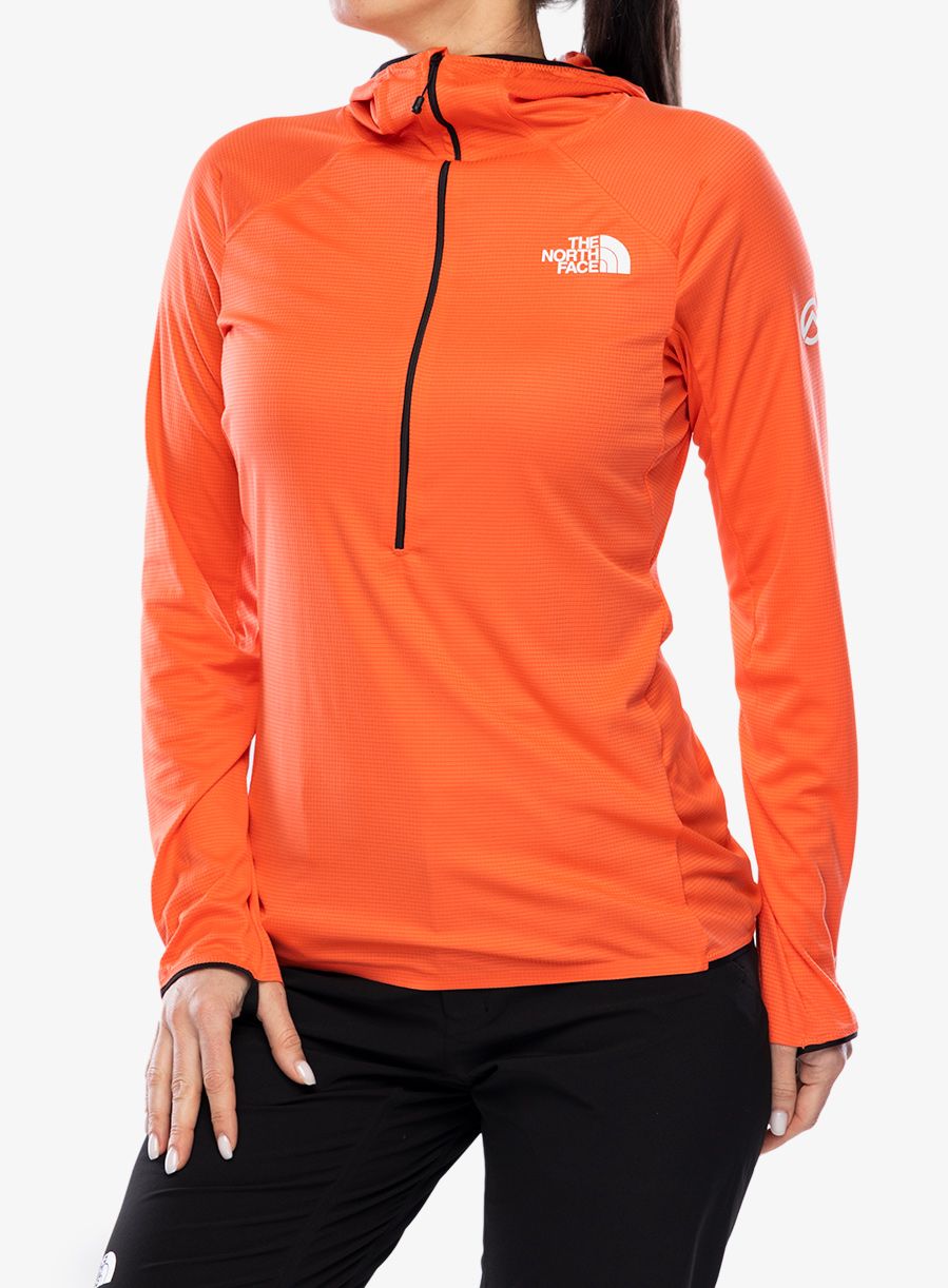 Ženska jopica The North Face Summit Direct Sun Hoodie - radiant orange