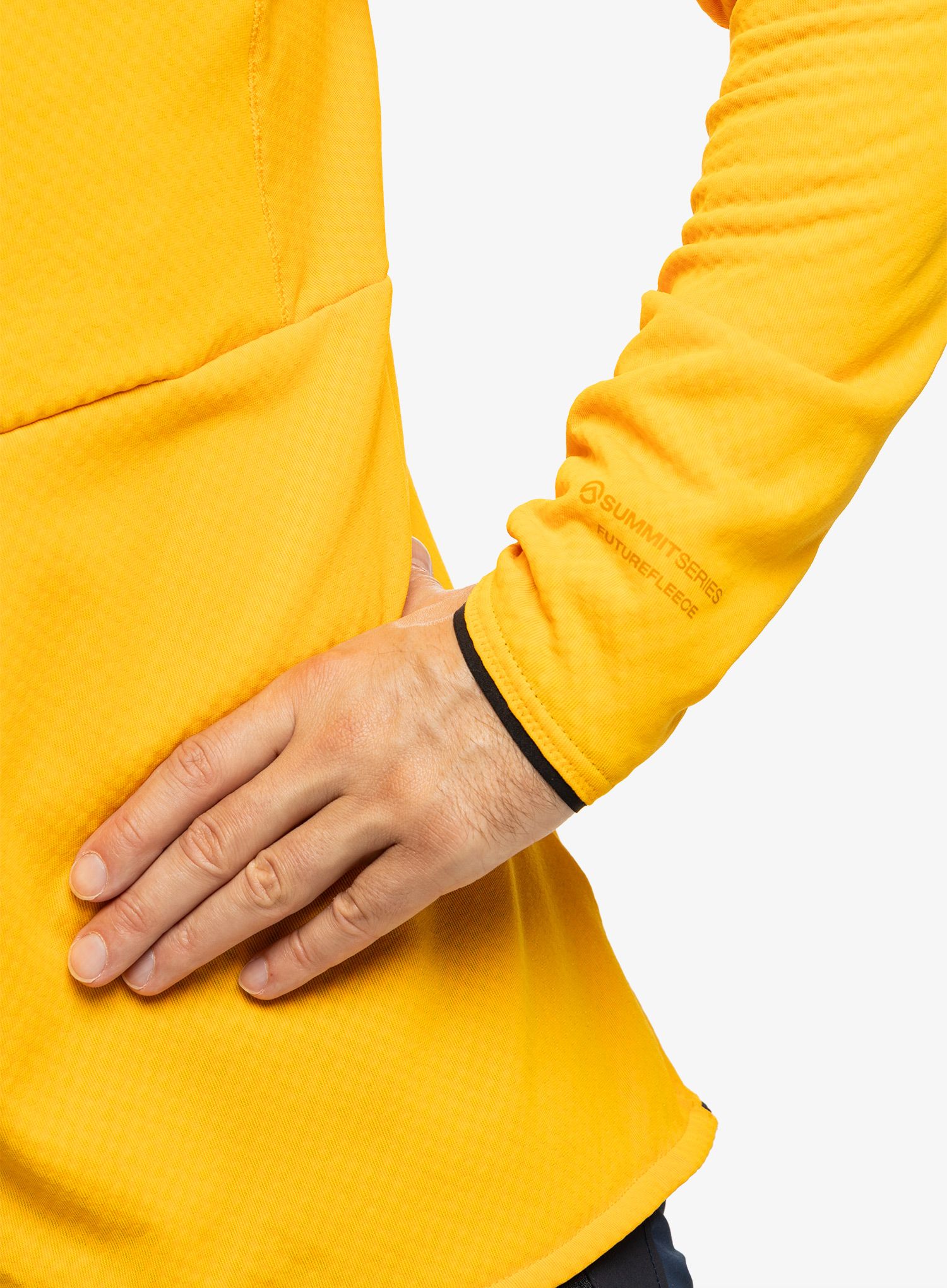 Flis The North Face Summit FutureFleece FZ Hoodie - summit gold