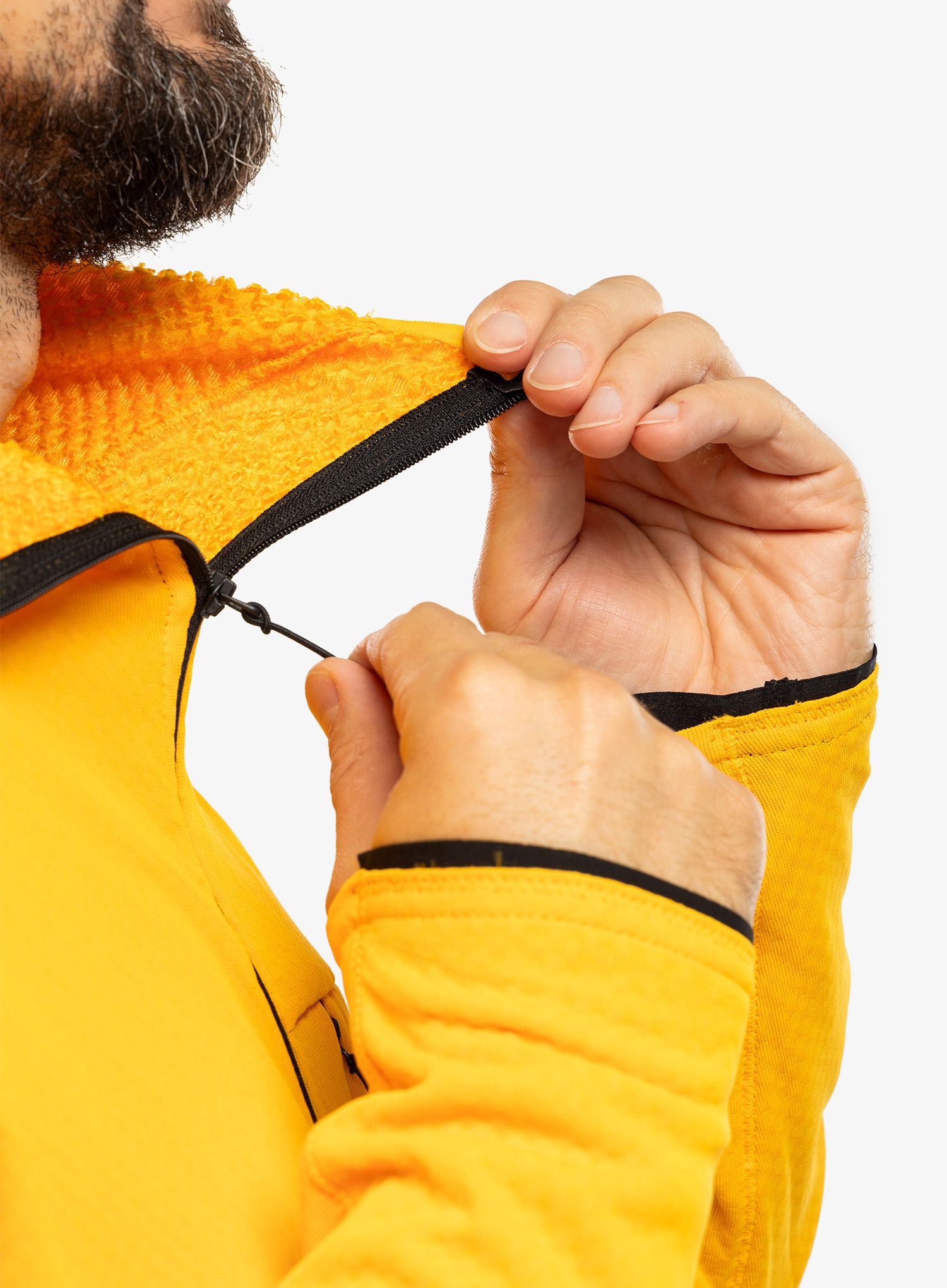 Flis The North Face Summit FutureFleece FZ Hoodie - summit gold
