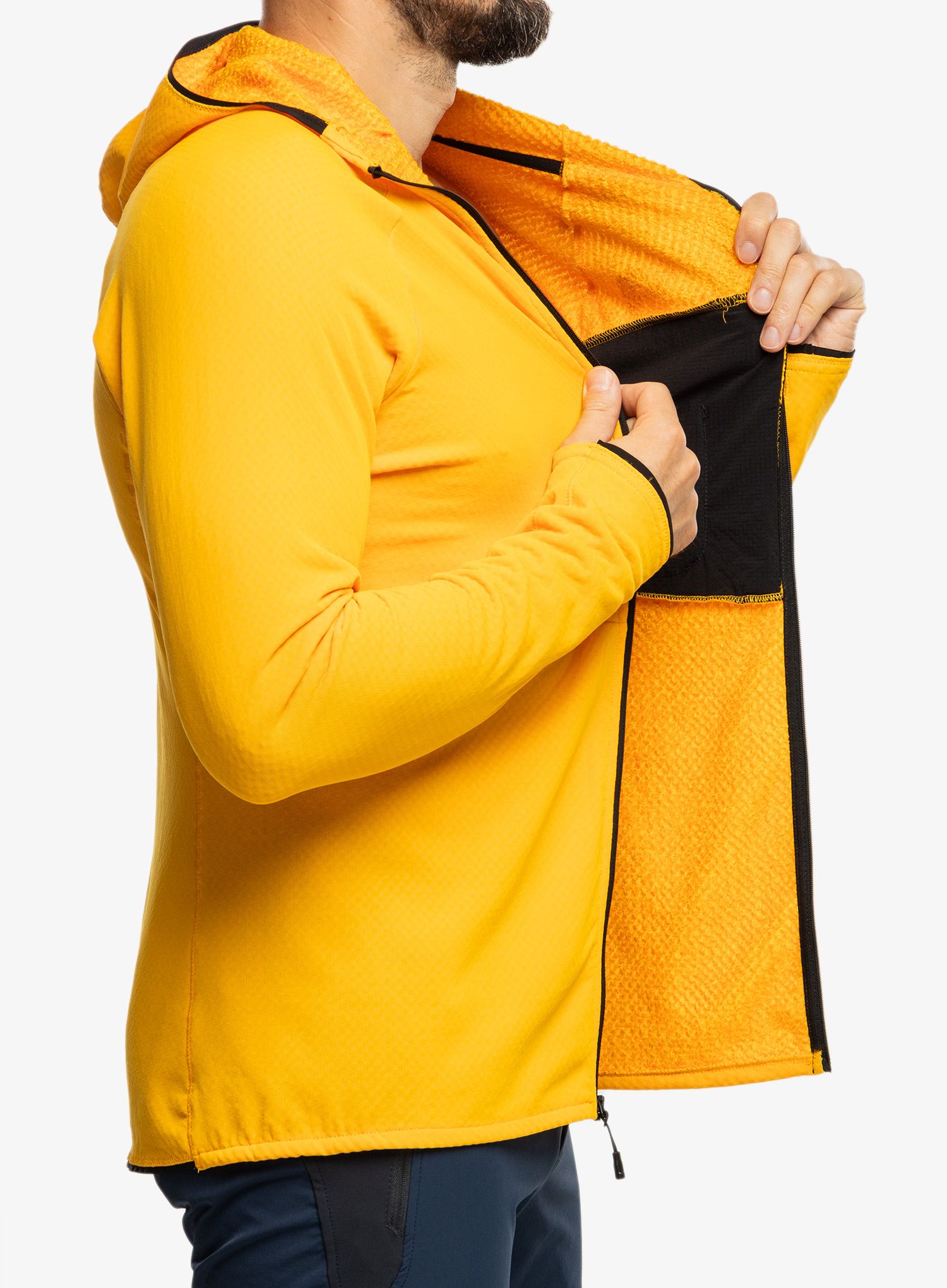 Flis The North Face Summit FutureFleece FZ Hoodie - summit gold