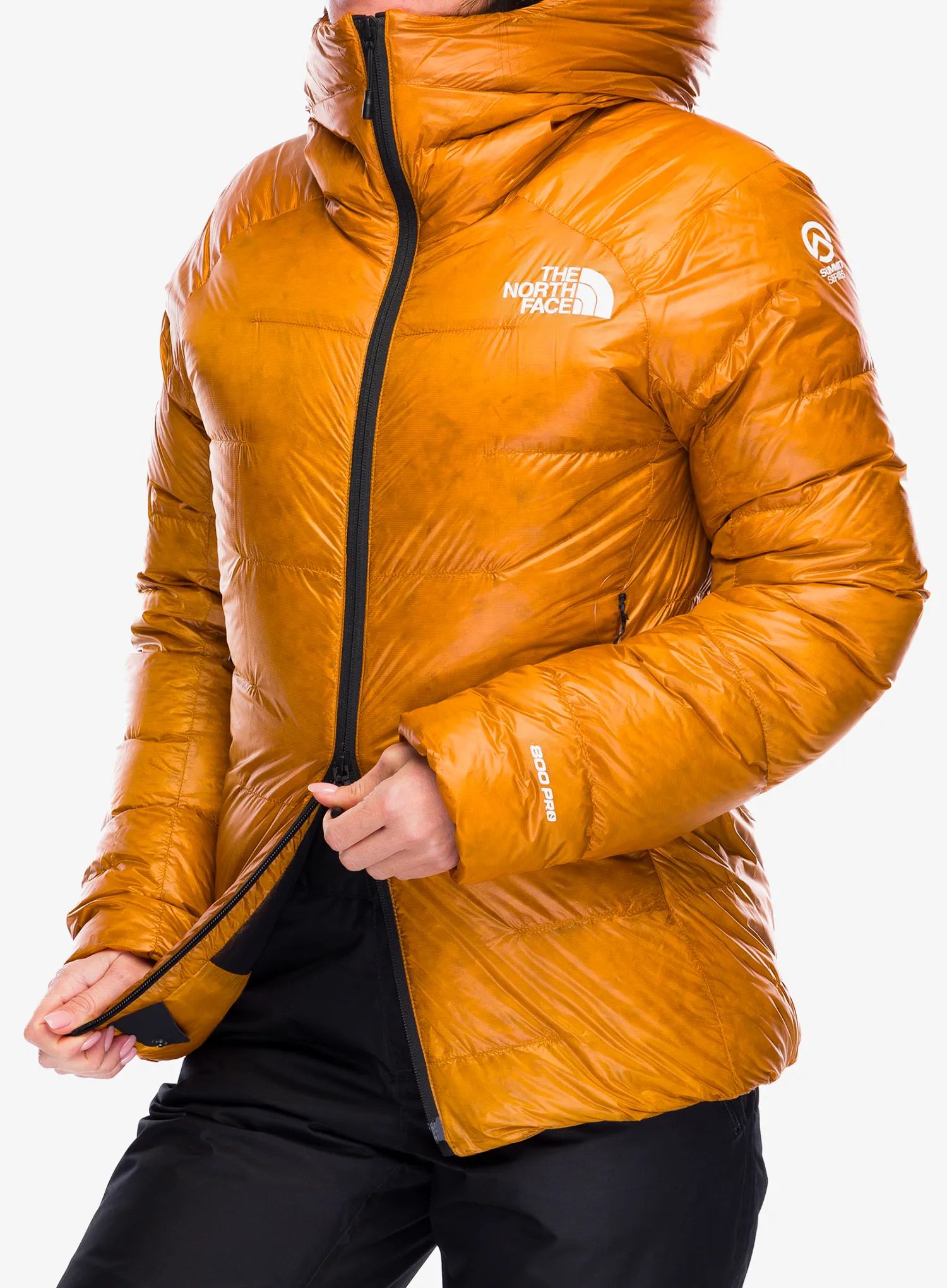 Ženska puhovka The North Face Summit Pumori Down Parka - iron citrus